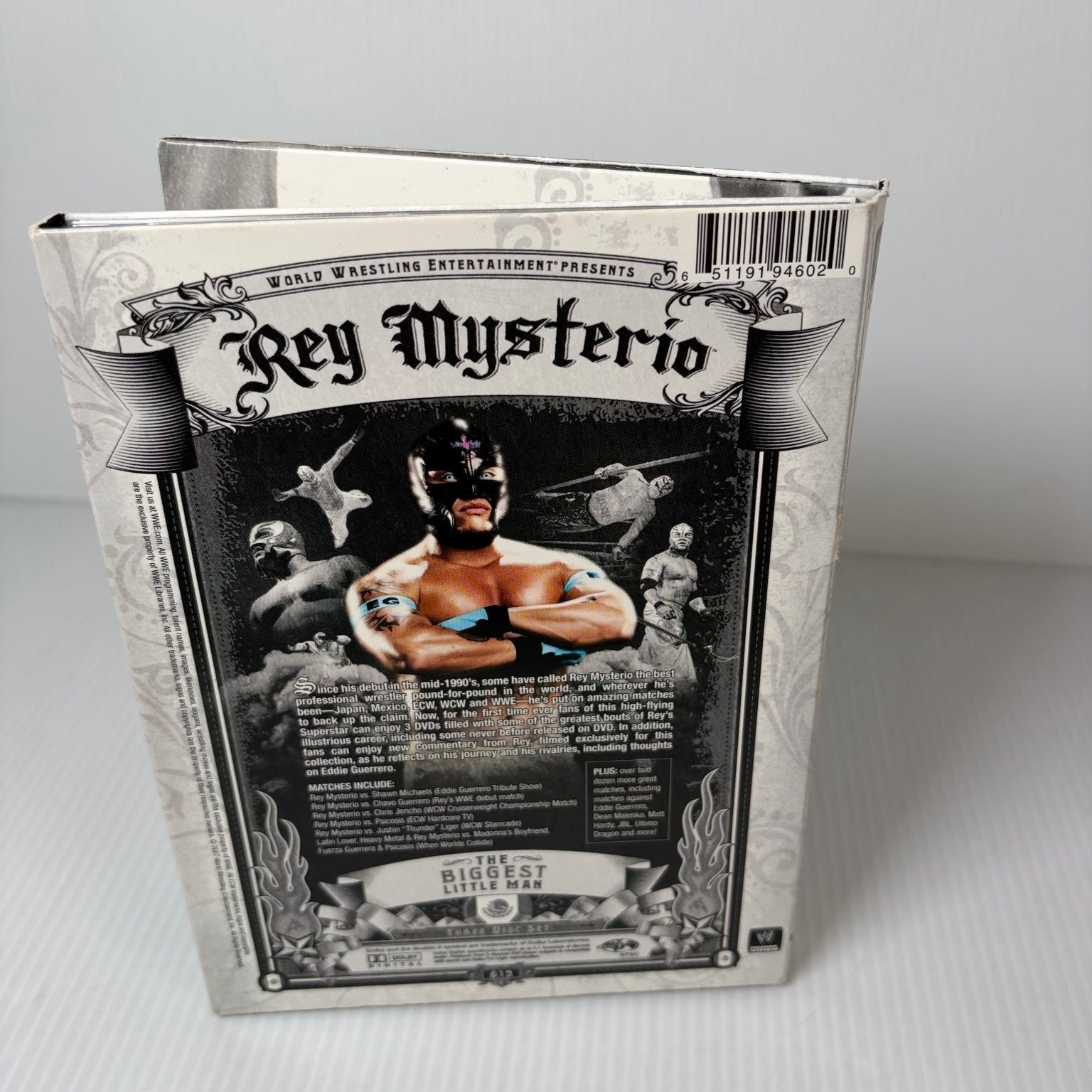 Rey Mysterio: The Biggest Little Man DVD 2013 Three Disc Set WWE Wrestling