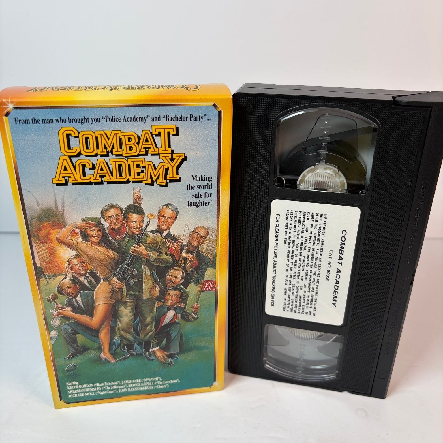 Combat Academy VHS 1989 Comedy Starmaker Original Release