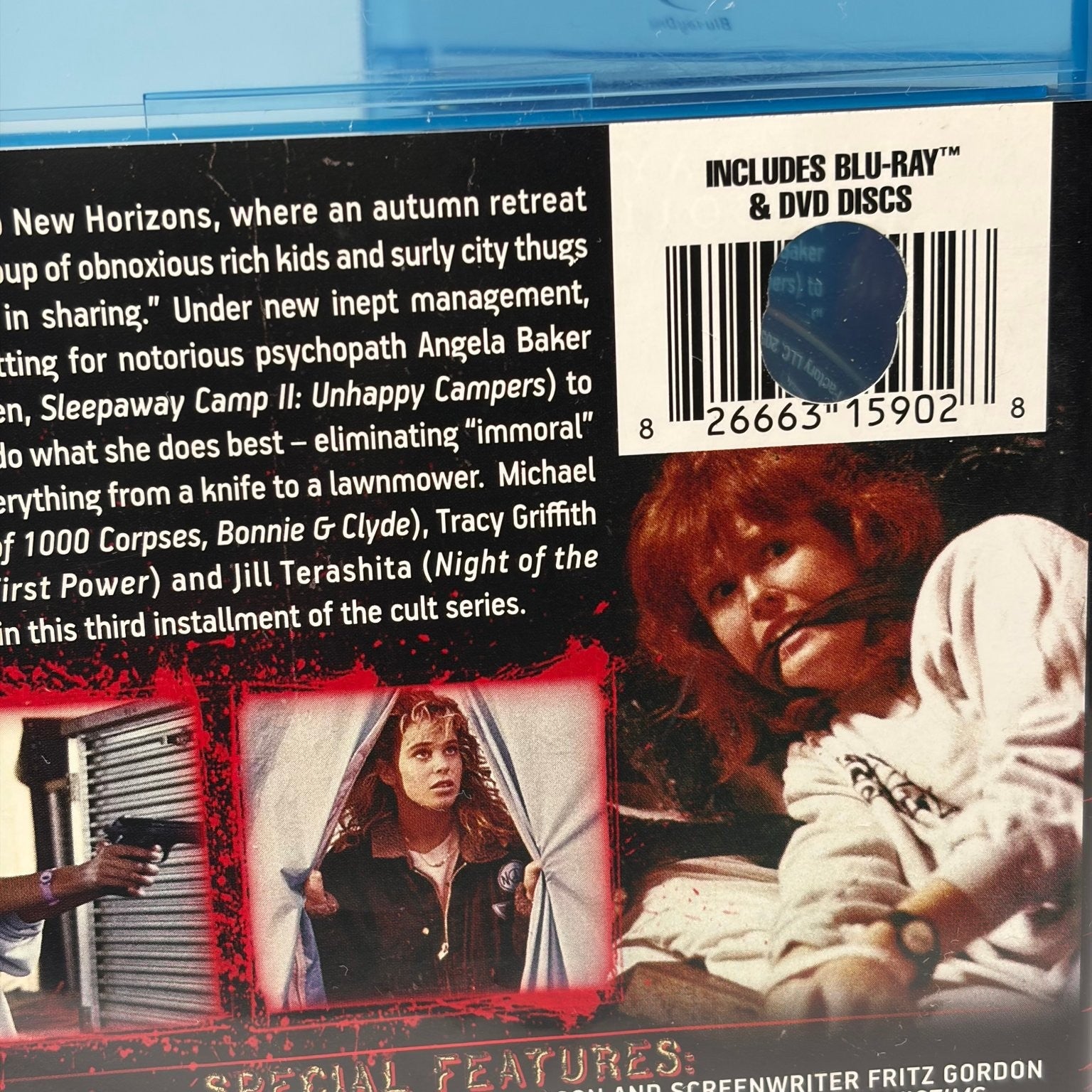 Sleepaway Camp III: Teenage Wasteland Blu-ray DVD 1989 Collector's Edition