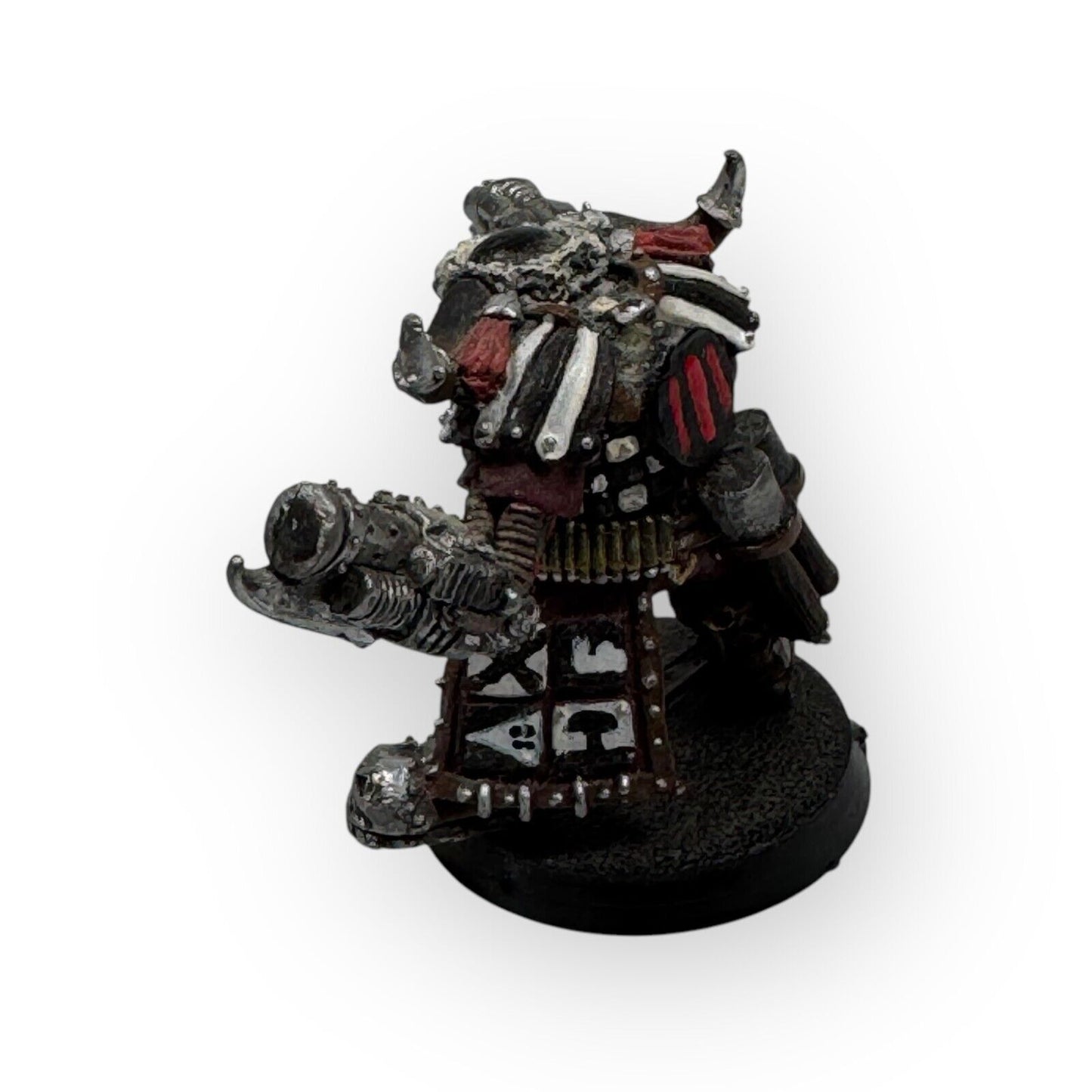 Warhammer 40K Rogue Trader Ork Goff Warboss OOP Miniature Assembled & Painted