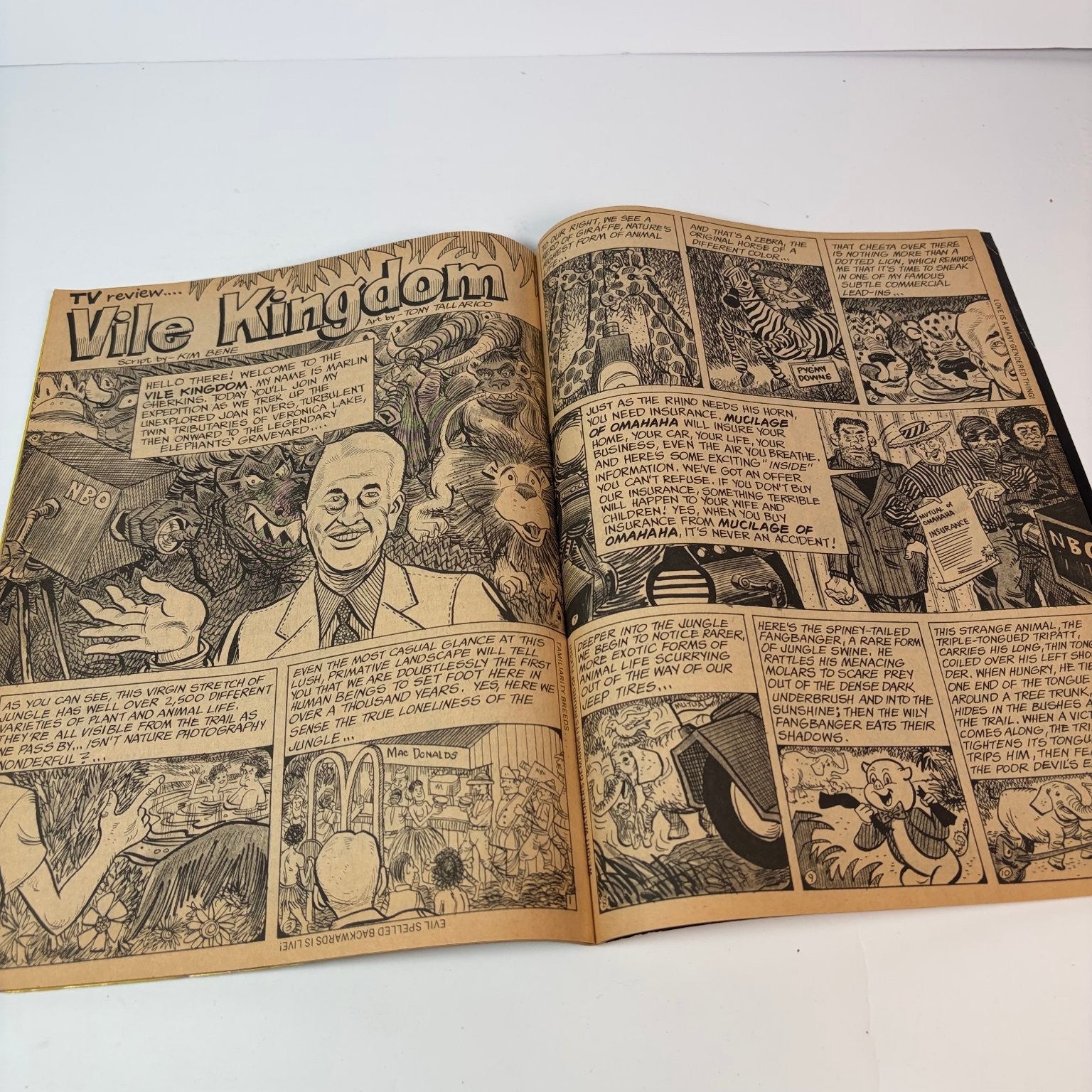 SICK Magazine April 1975 The Souring Inferno Movie Parody Humor Satire
