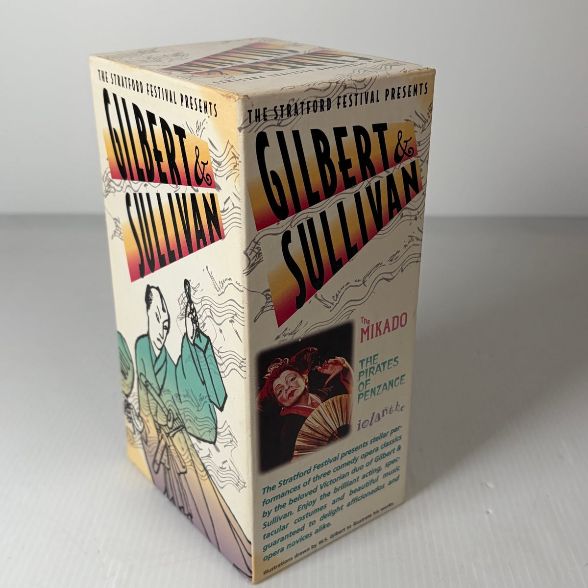 Gilbert & Sullivan VHS 1998 Musical Box Set The Mikado Pirates Acorn Media