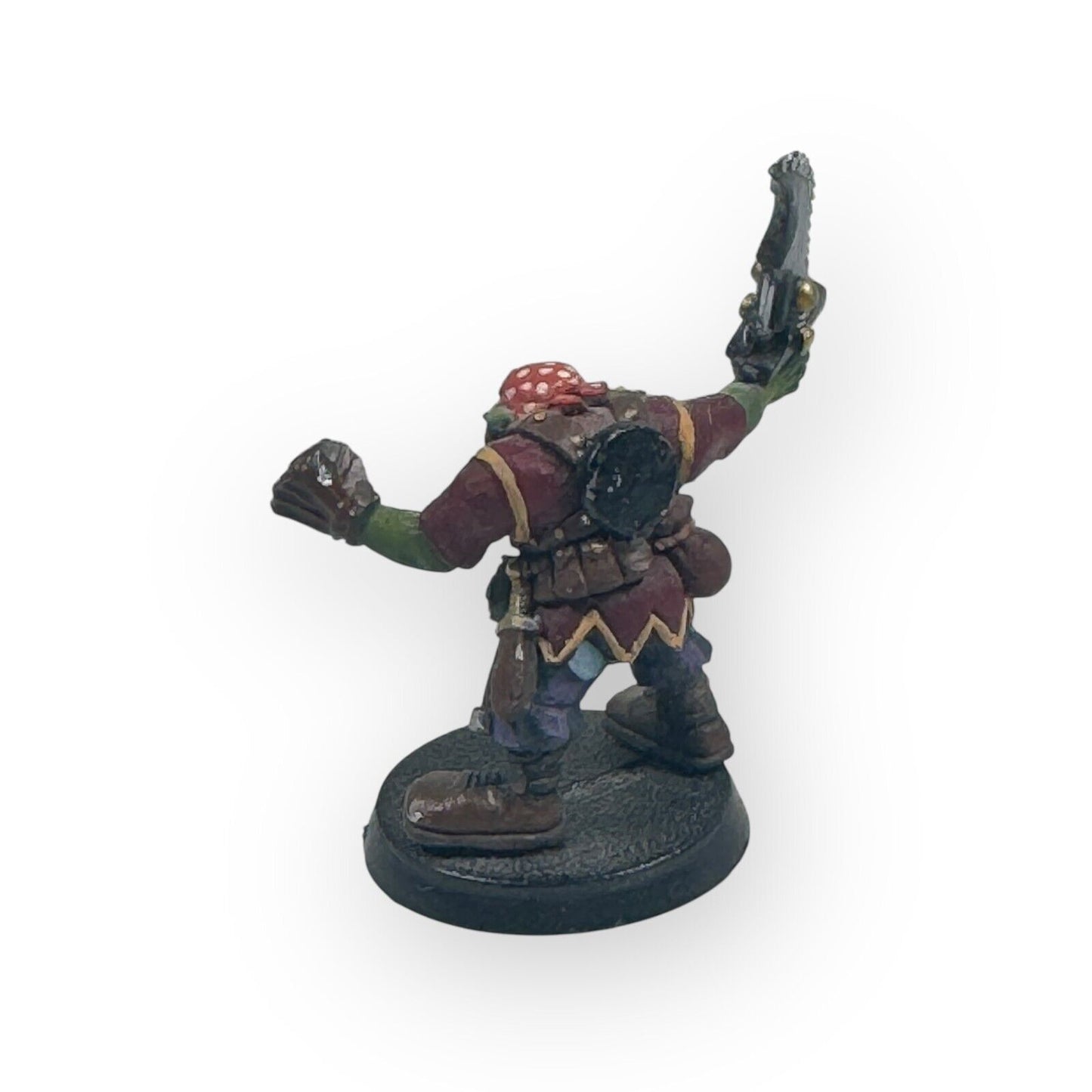 Warhammer 40K Rogue Trader Ork Boy (Ork Boyz) With Saw Blade Metal Minifigure