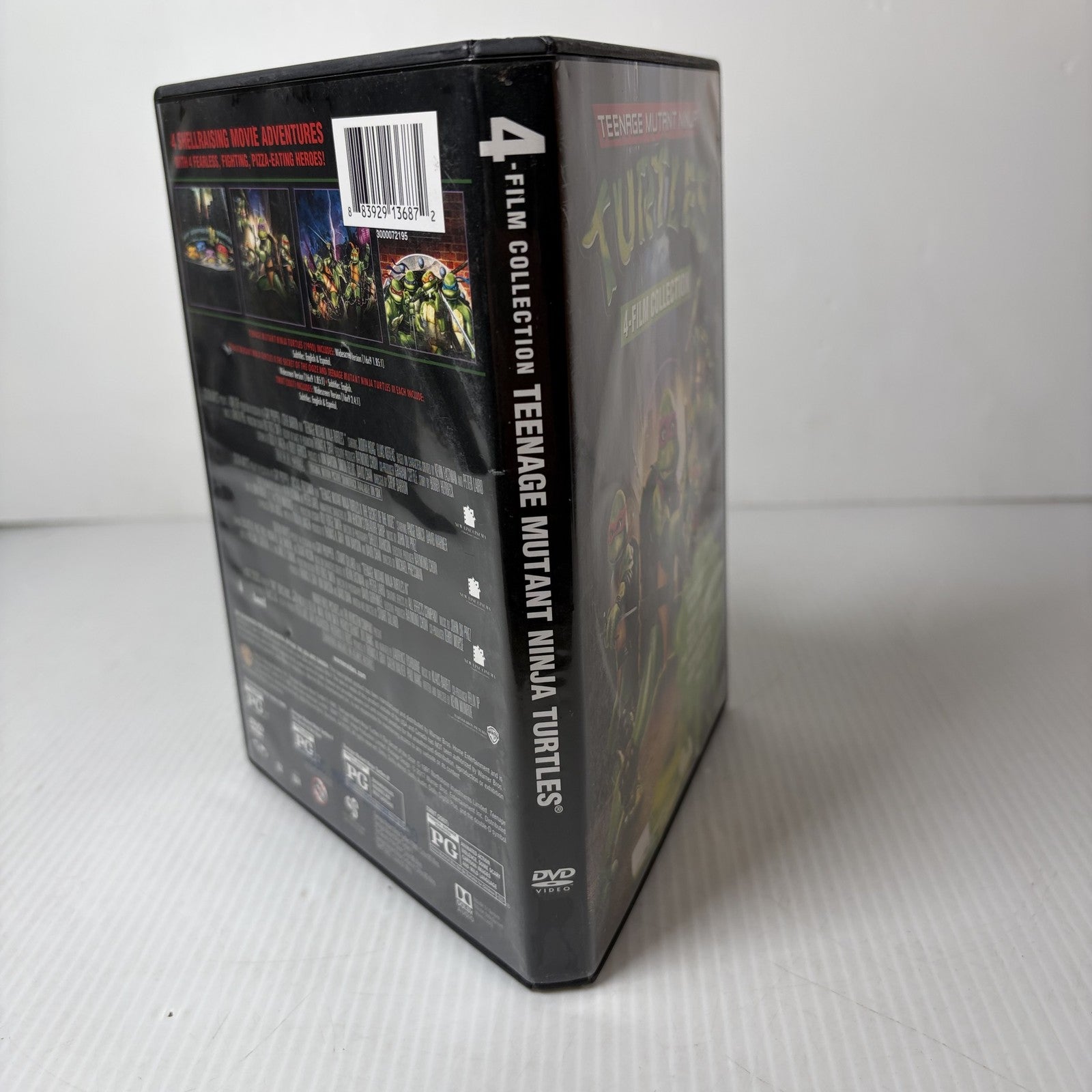 Teenage Mutant Ninja Turtles 4-Film Collection DVD (1990-2007)