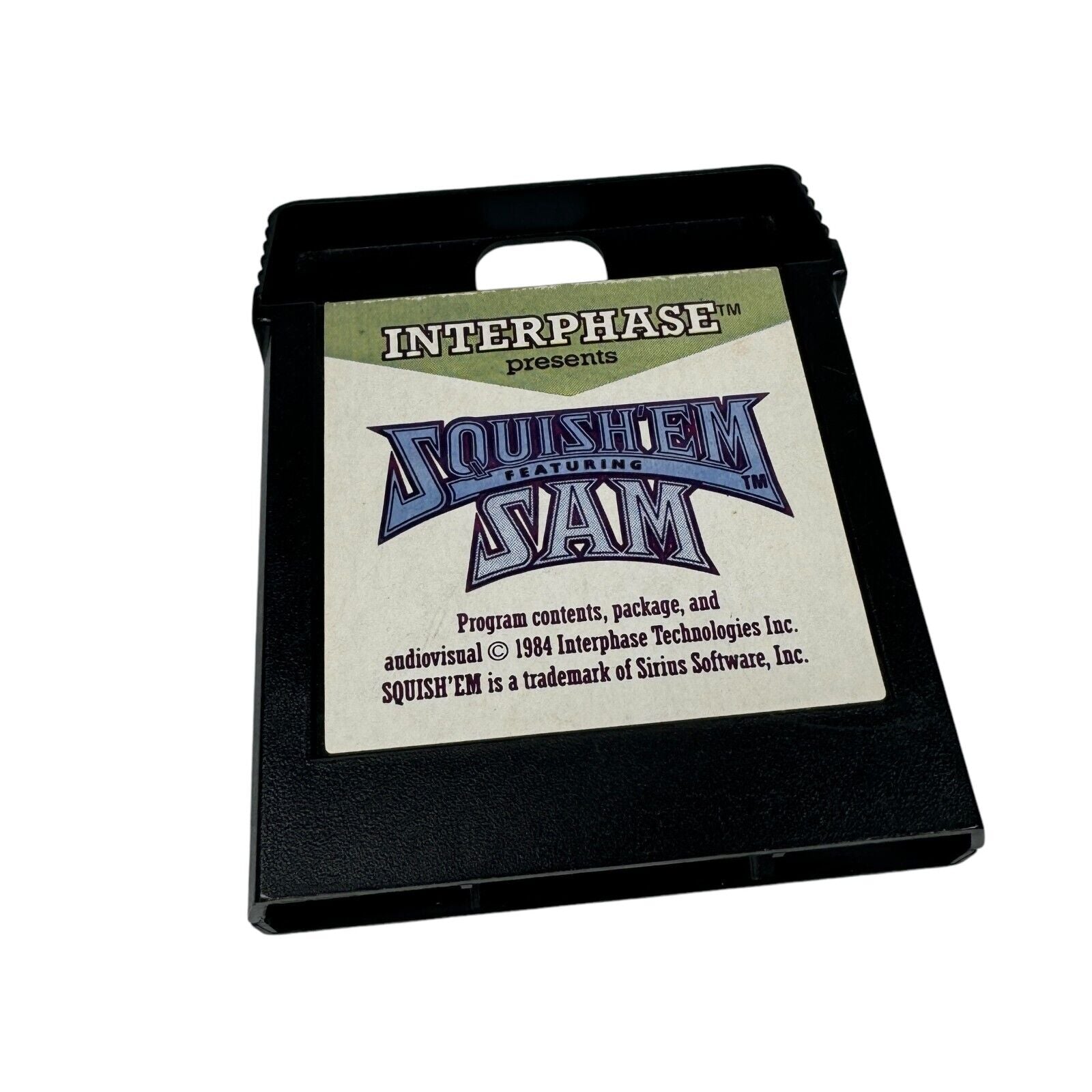 Squish 'em Featuring Sam Colecovision 1984 Interphase Game Cartridge