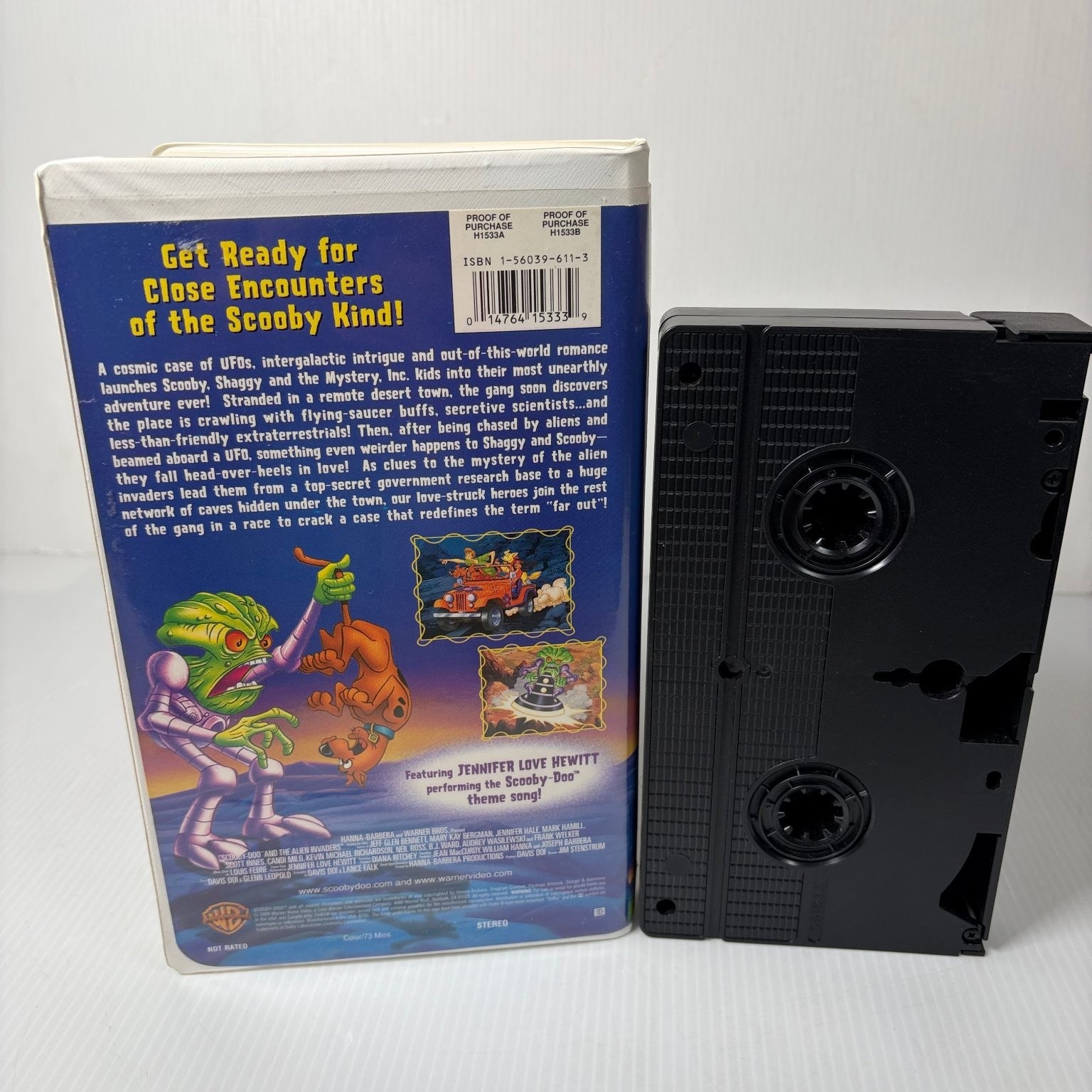 Scooby-Doo and the Alien Invaders VHS 2000 Animated Sci-Fi in Clamshell Case