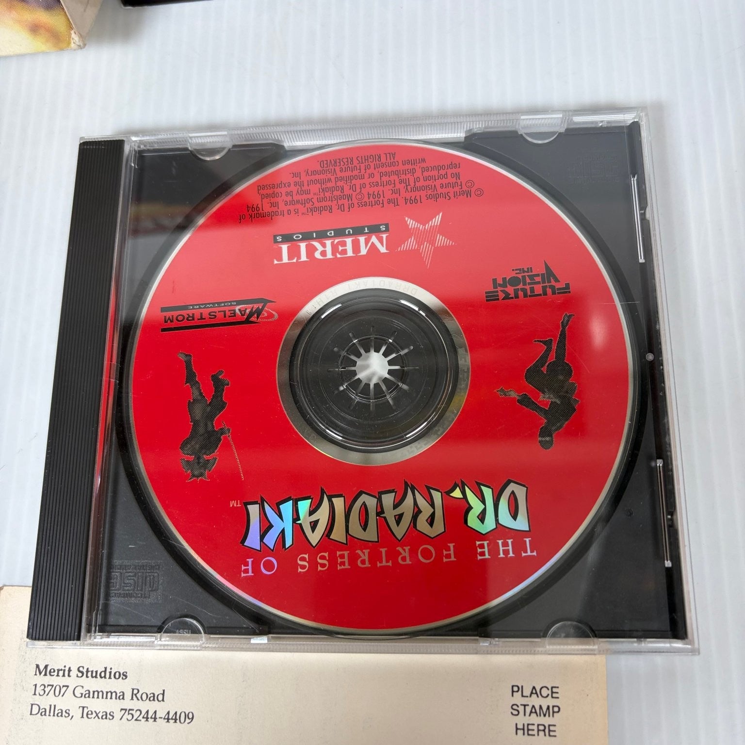 The Fortress of Dr. Radiaki Big Box PC MS-DOS CD-ROM Video Game Complete