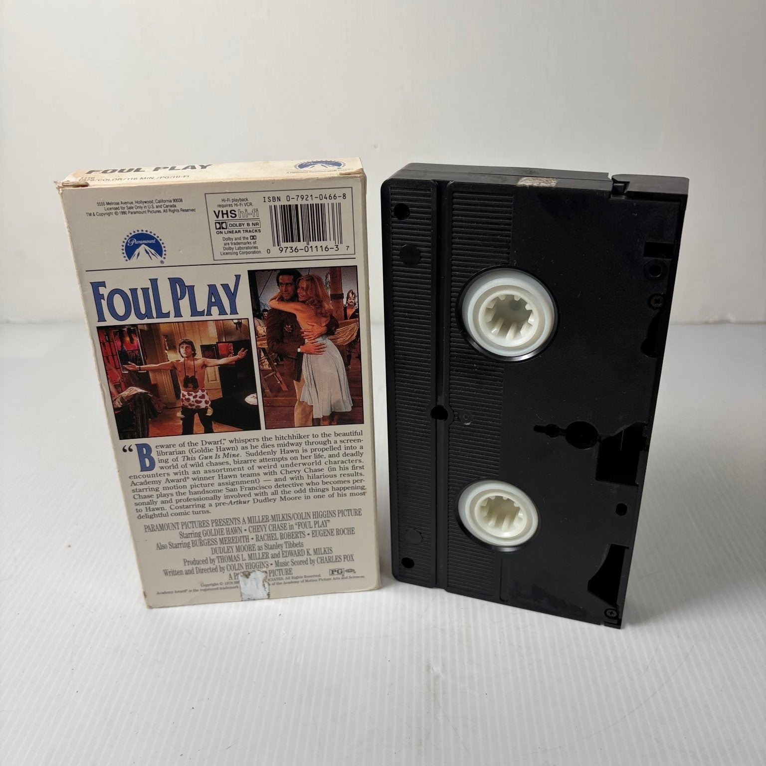 Foul Play VHS 1978 Comedy Thriller Goldie Hawn Chevy Chase Paramount