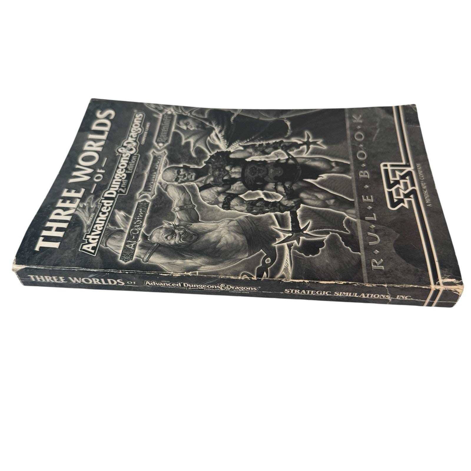 Three Worlds Of Advanced Dungeons & Dragons PC Collection Manual / Rulebook Only