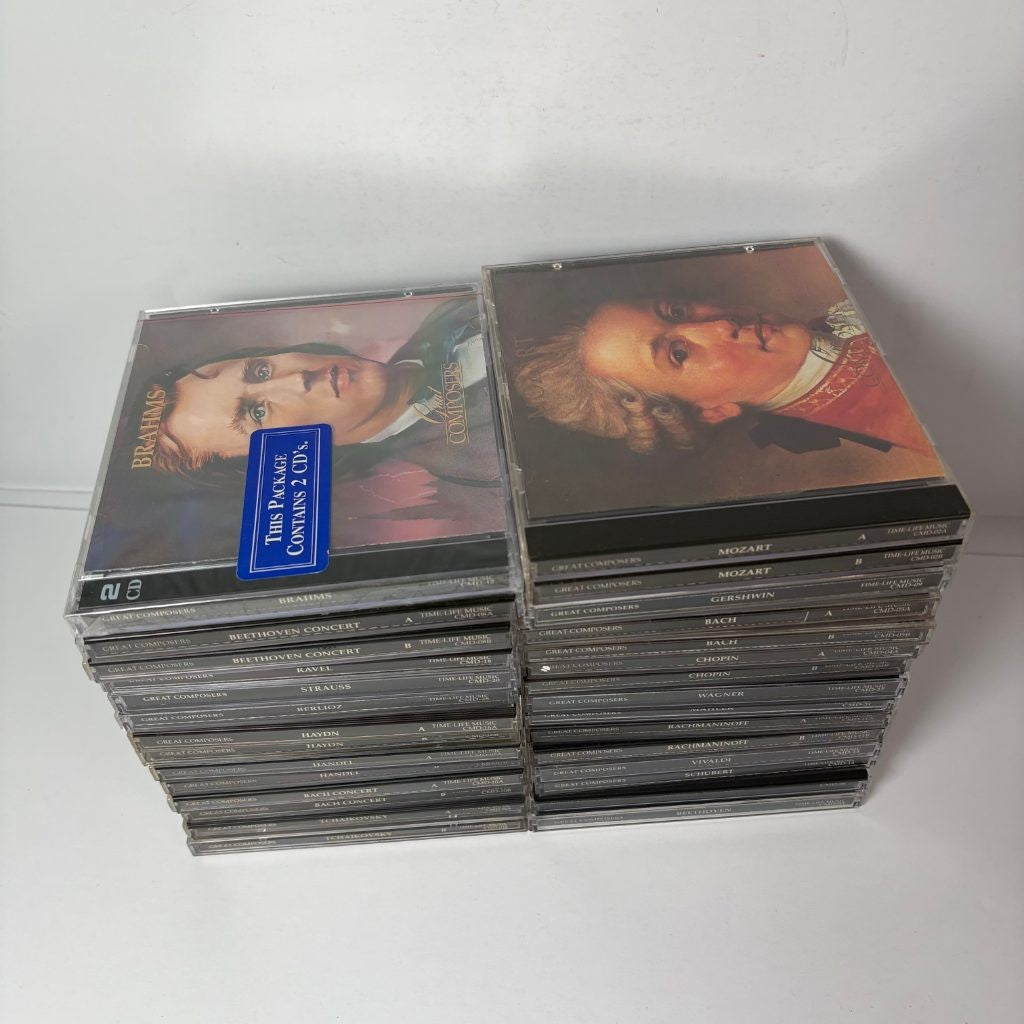 Time-Life Music Great Composers CD Lot of 29 Classical Mozart Beethoven Bach