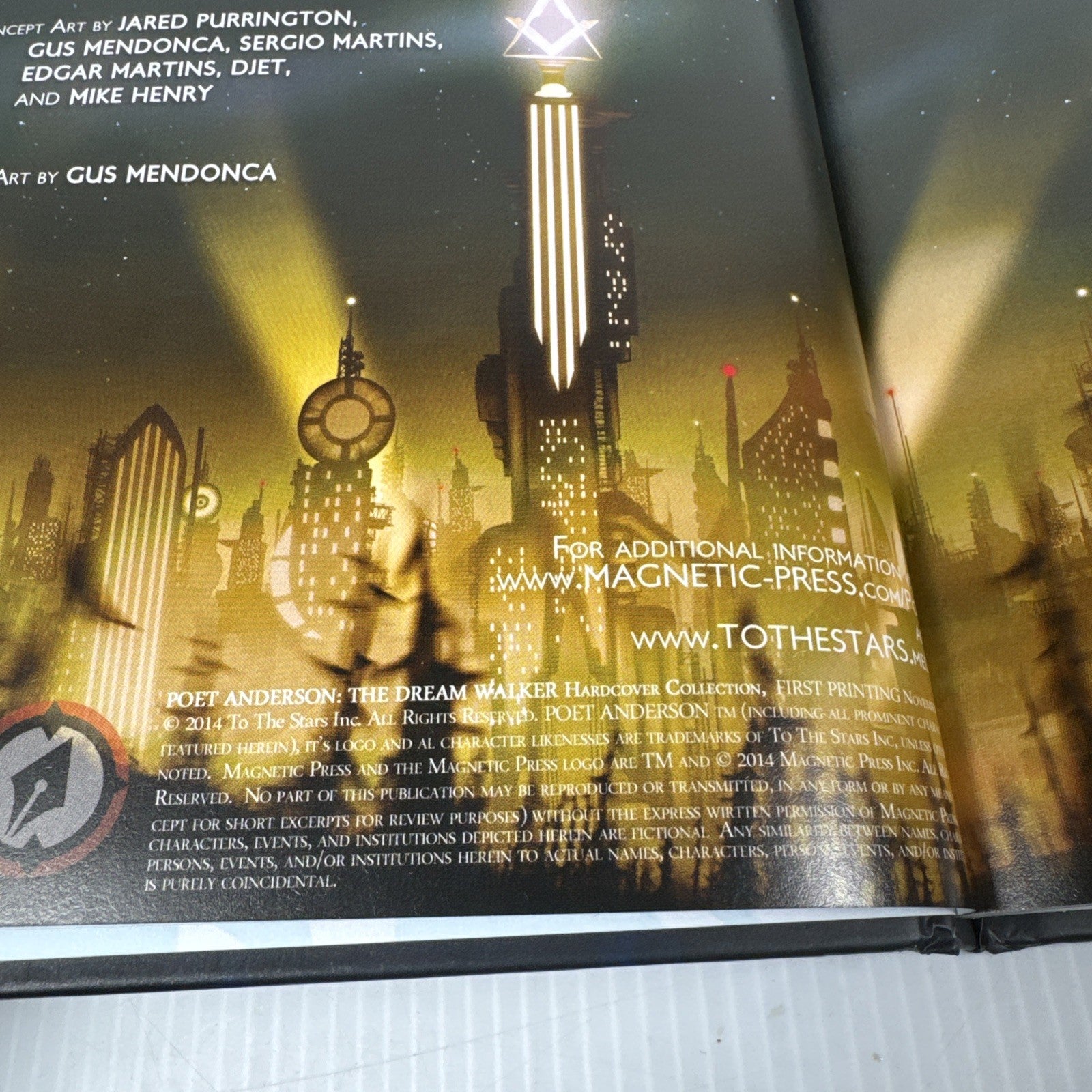 Poet Anderson: The Dream Walker by Tom Delonge With Soundtrack First Printing