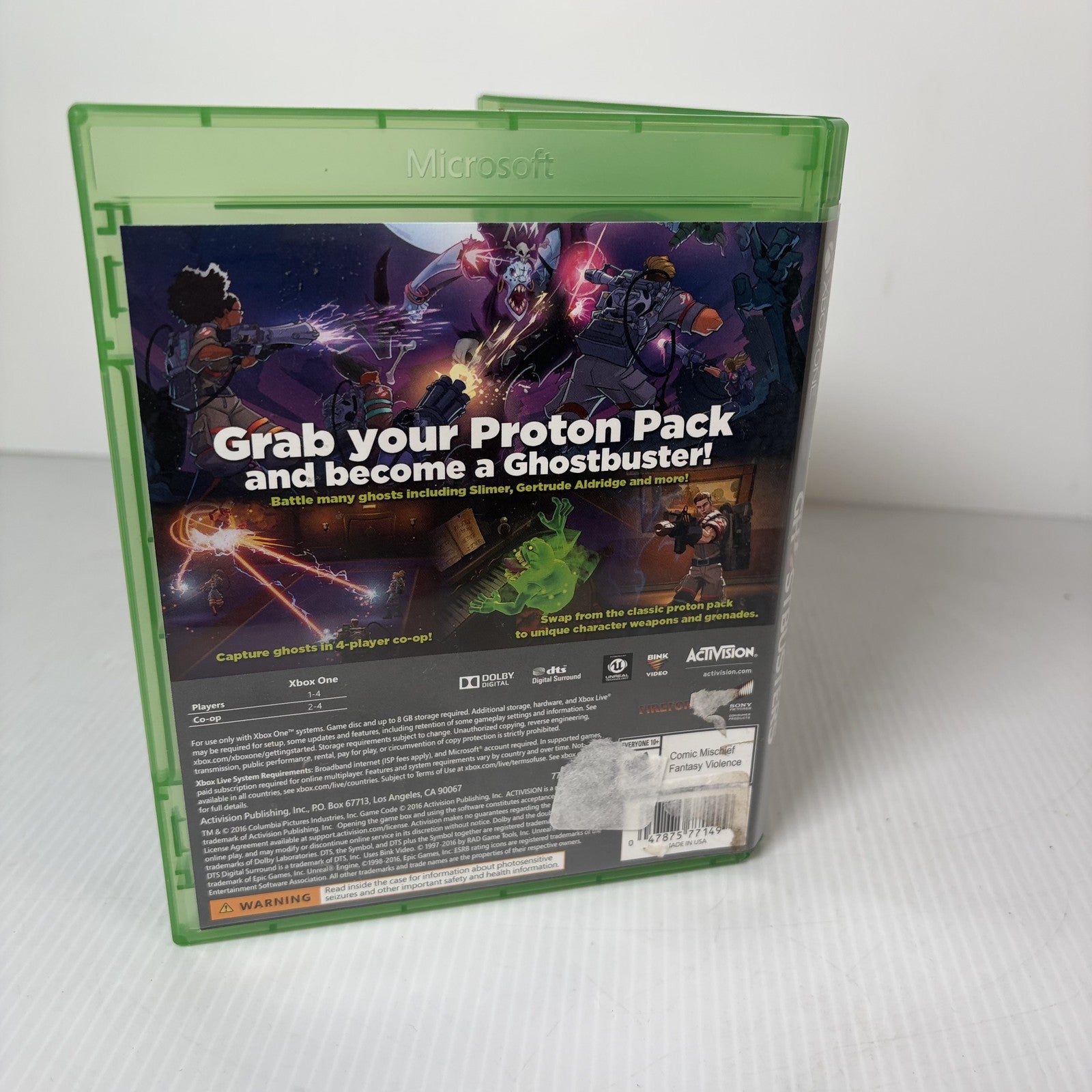 Ghostbusters - Xbox One (Microsoft Xbox One, 2016) Action Adventure Co-op Game