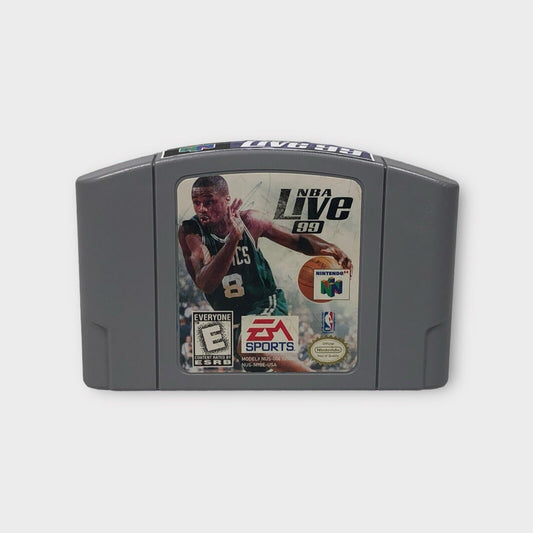 NBA Live 99 (Nintendo 64, 1998) Cartridge Game Clean Tested Authentic