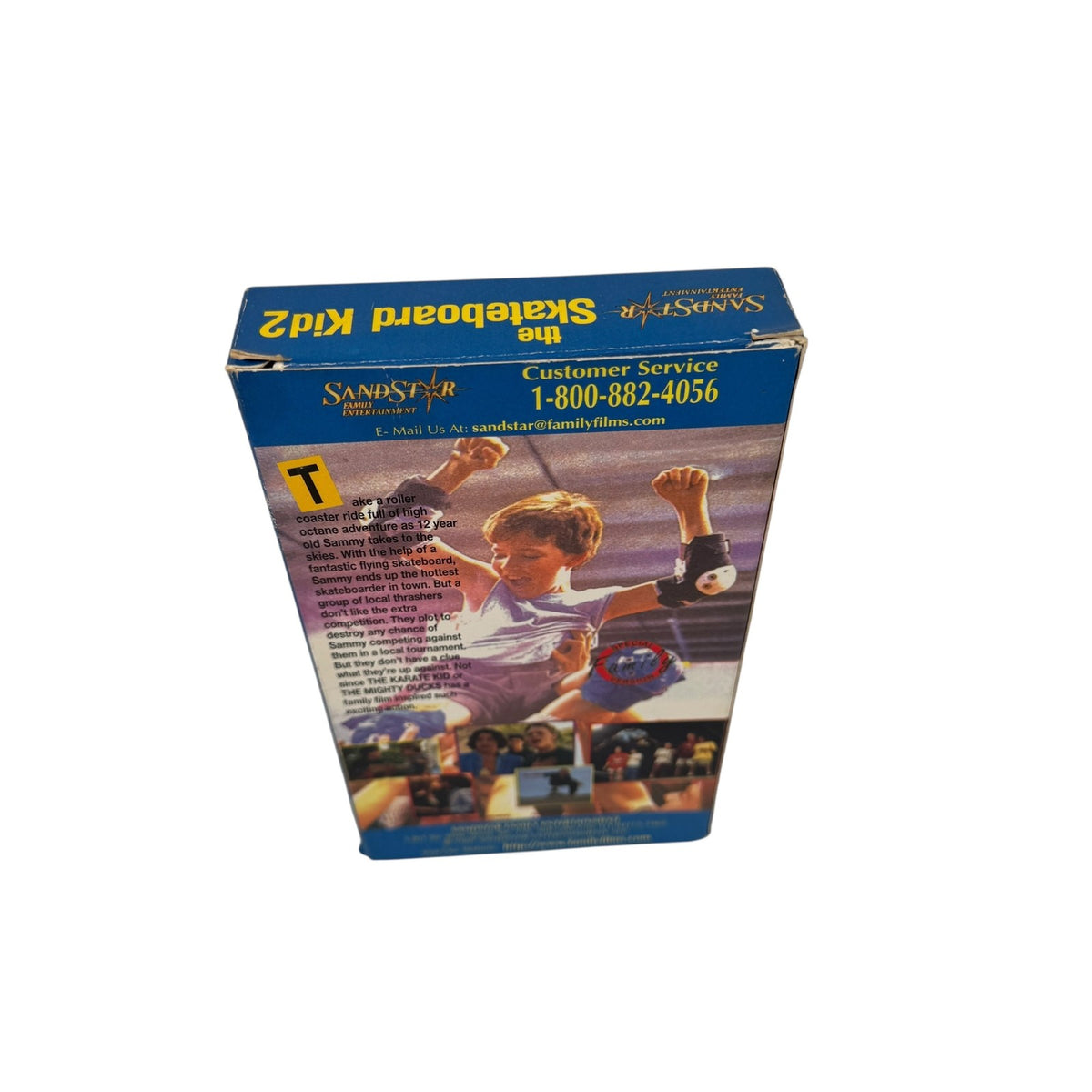 Vintage Skateboard Kid 2 VHS 90s Family Movie Rare Dee Wallace Sandstar