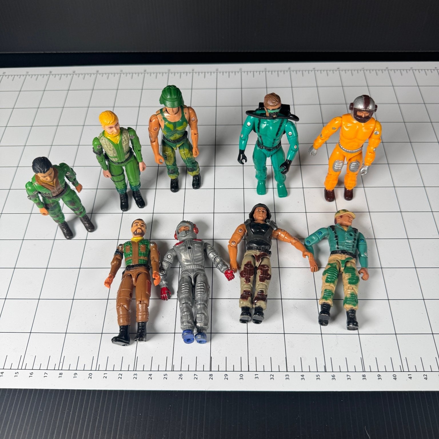 Vintage Remco American Defense US Forces Defenders of Peace 3.75" 9 Figure Lot
