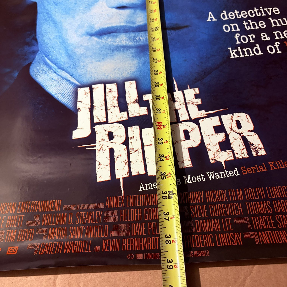 Jill the Ripper 1999 One-Sheet Movie Poster Dolph Lundgren R Rated 27"x40"