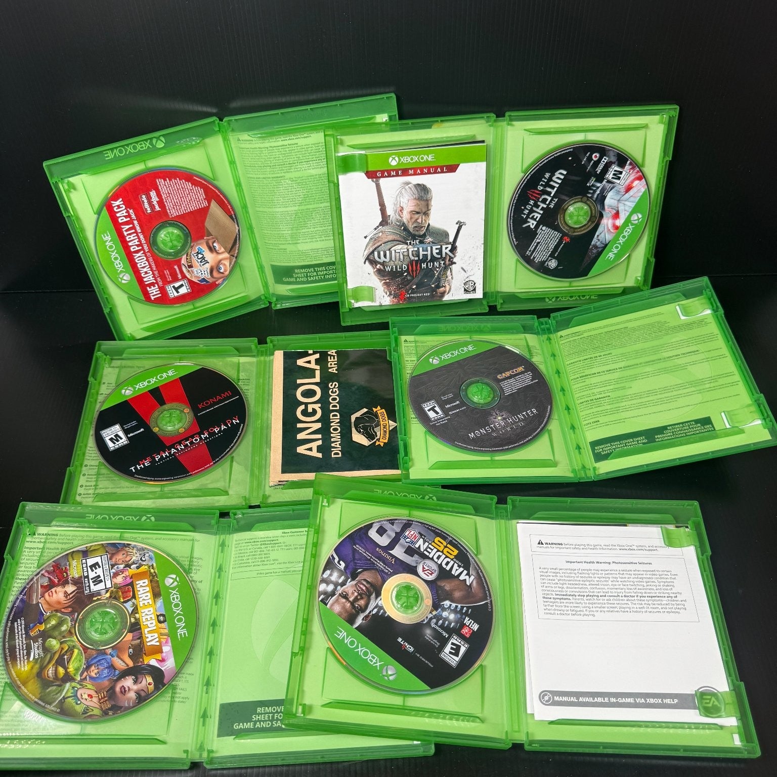 Mixed Lot of 20 NES, PS1 & Xbox One Games Rygar, Rare Replay, Witcher III & More