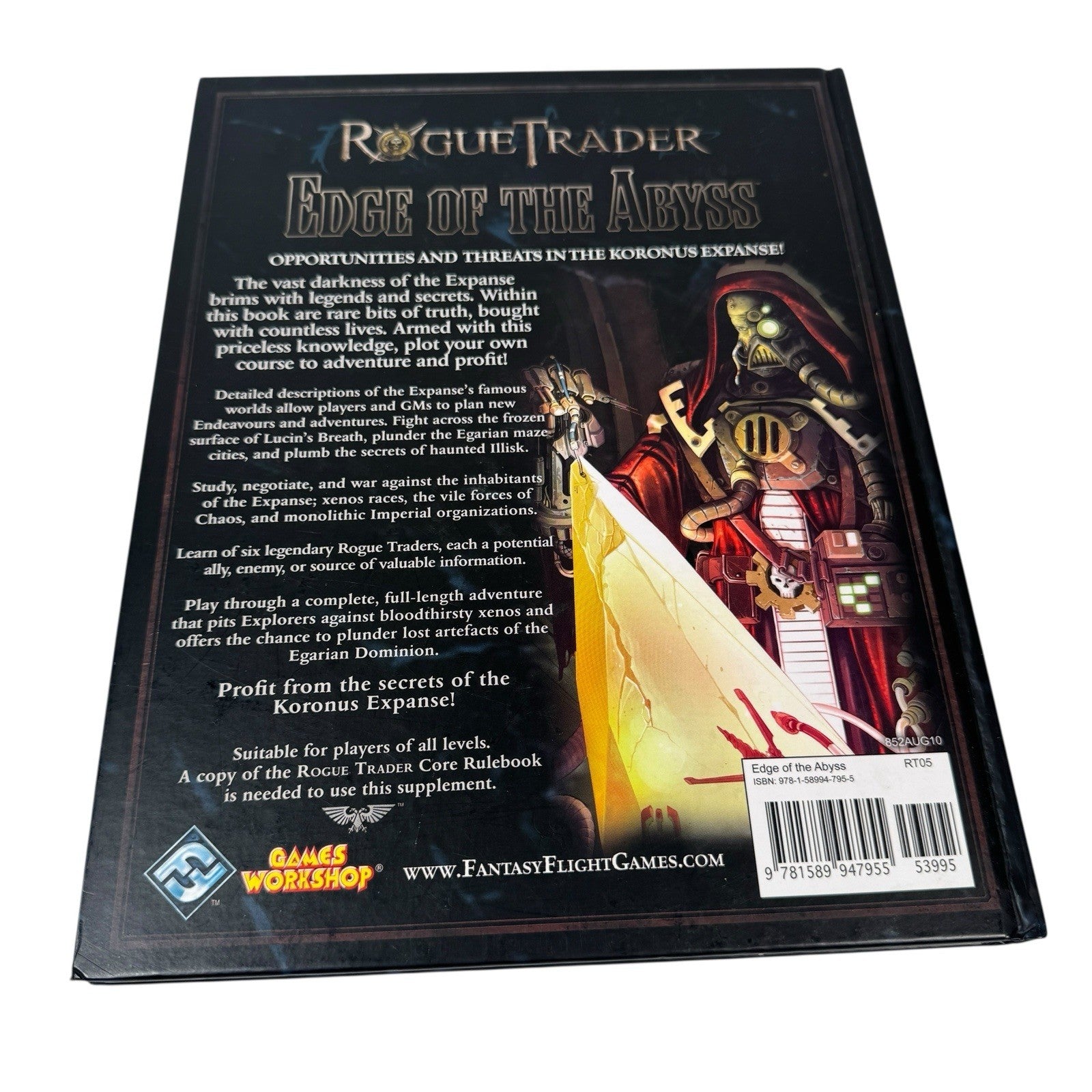 Warhammer 40K Rogue Trader Edge Of The Abyss Hardcover Roleplaying Adventure