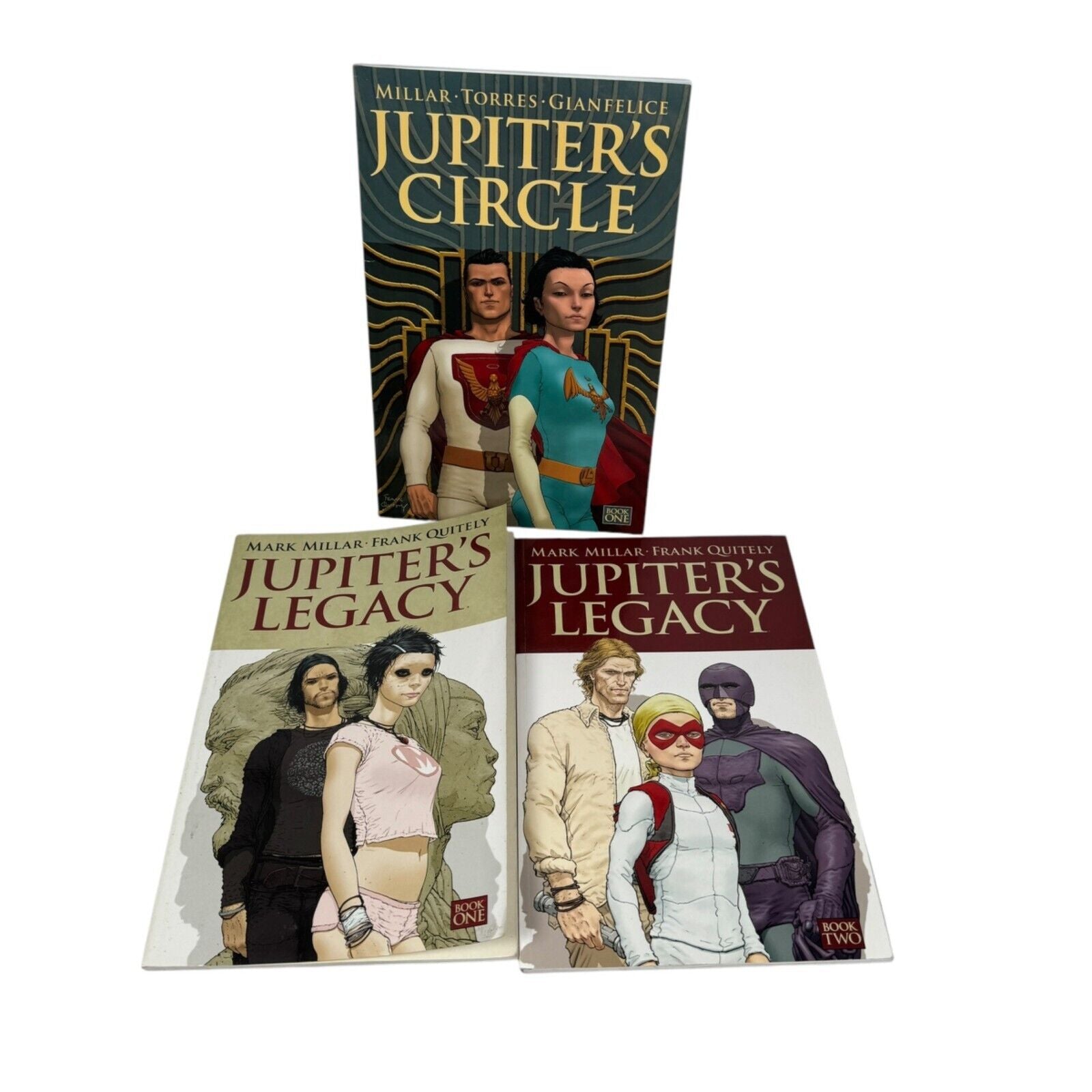 Jupiters Legacy & Jupiters Circle Lot of 3 Graphic Novels Set Millar & Quitely