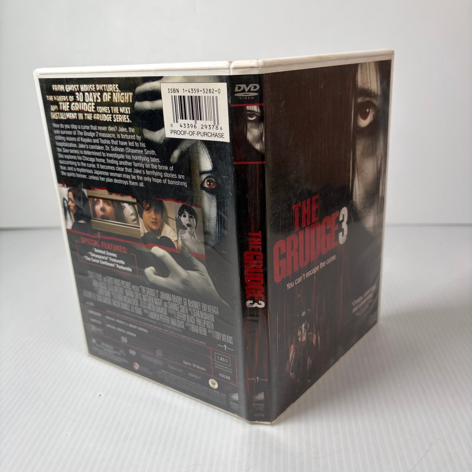 The Grudge 3 DVD 2009 Johanna Braddy, Shawnee Smith, Toby Wilkins Horror Film
