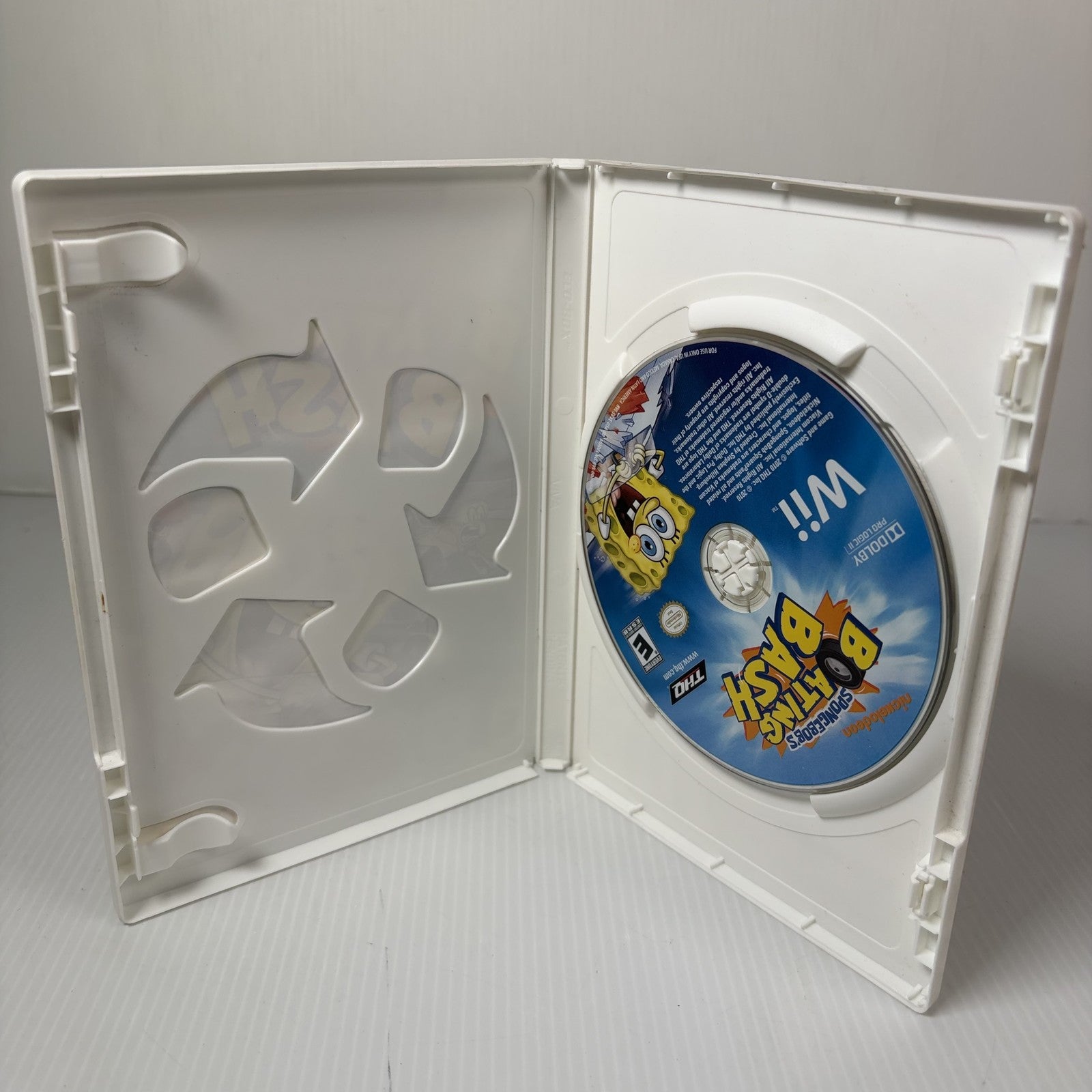 SpongeBob's Boating Bash Nintendo Wii Game Complete CIB THQ ESRB E Tested