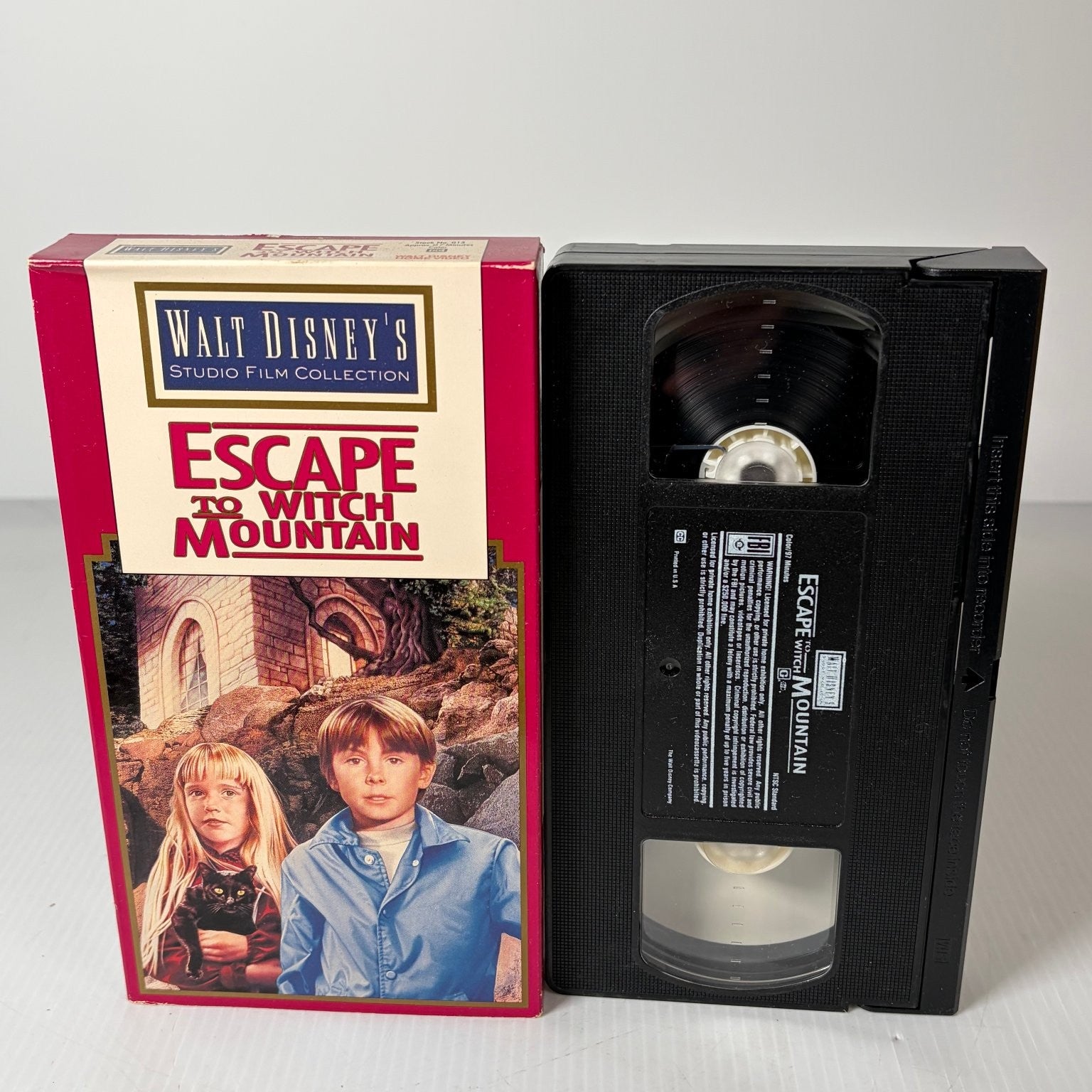 Escape to Witch Mountain VHS 1975 Sci-Fi Fantasy Studio Film Collection Disney