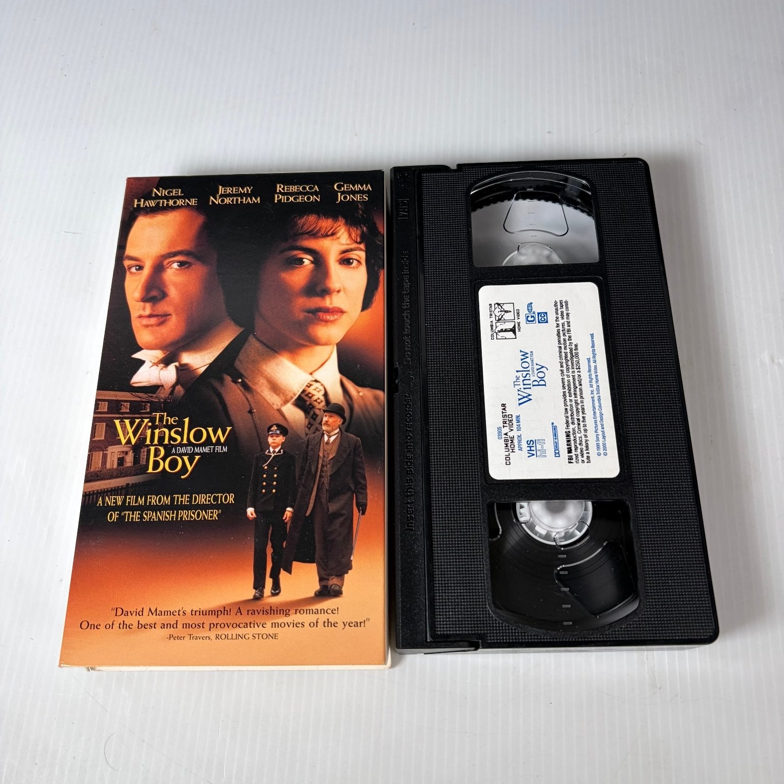 The Winslow Boy VHS 1999 Drama Original Release Sony Pictures Classics