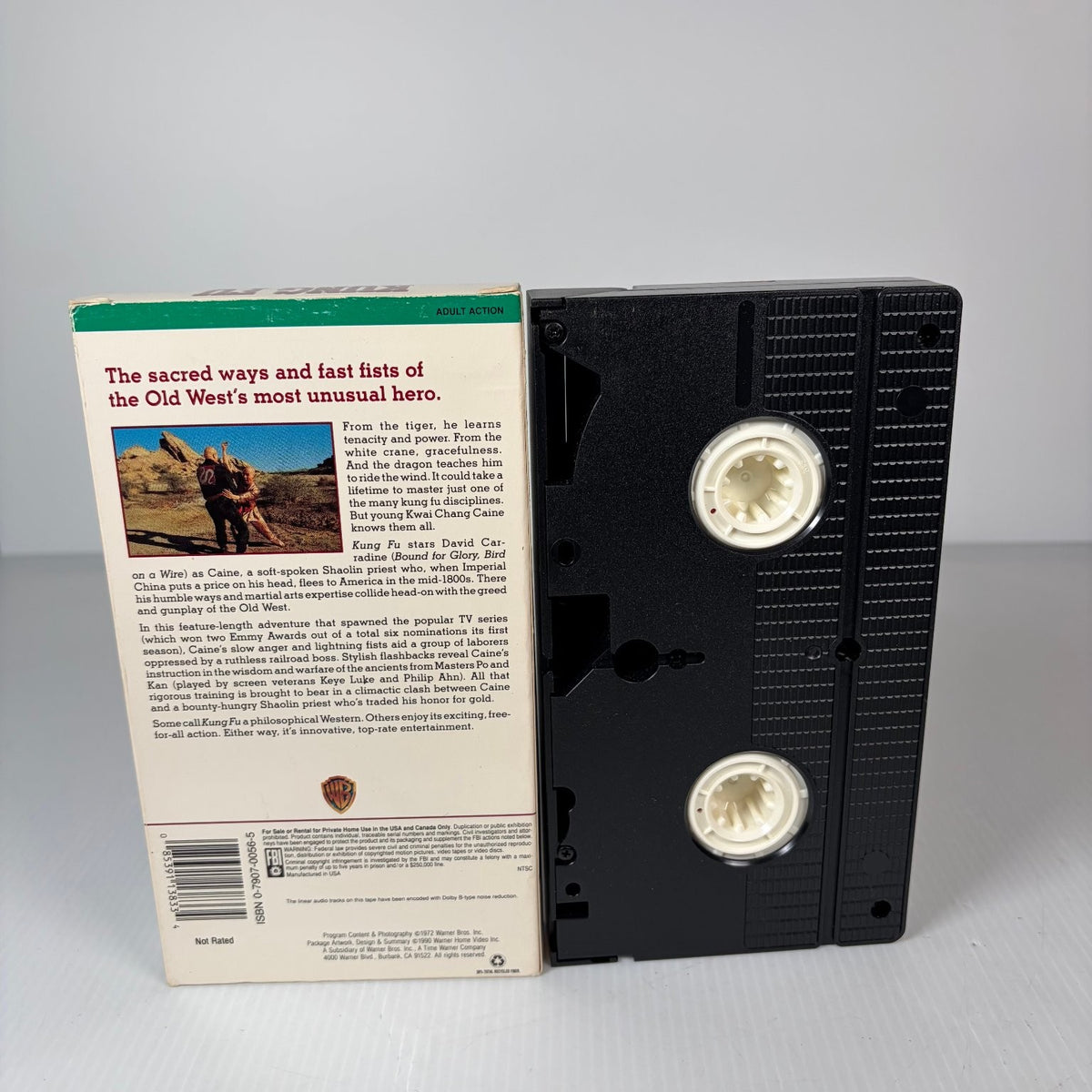 Kung Fu VHS 1972 Western Martial Arts Movie Warner Home Video David Carradine