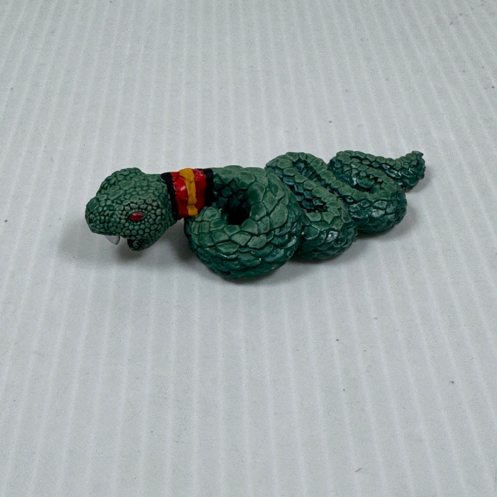 Grenadier 2010 (G) Giant Snake Lead Miniature Dungeons & Dragons Painted 1970s