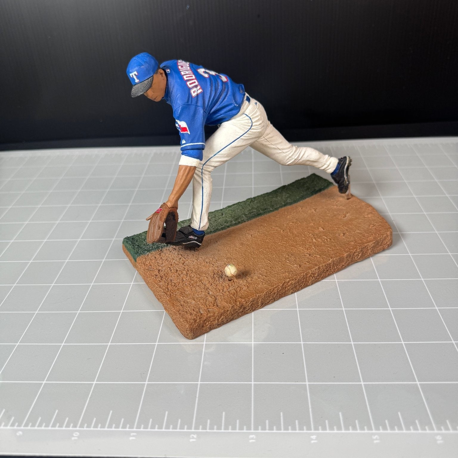 McFarlane MLB Josh Rodriguez Texas Rangers McFarlane Baseball Figure Diorama