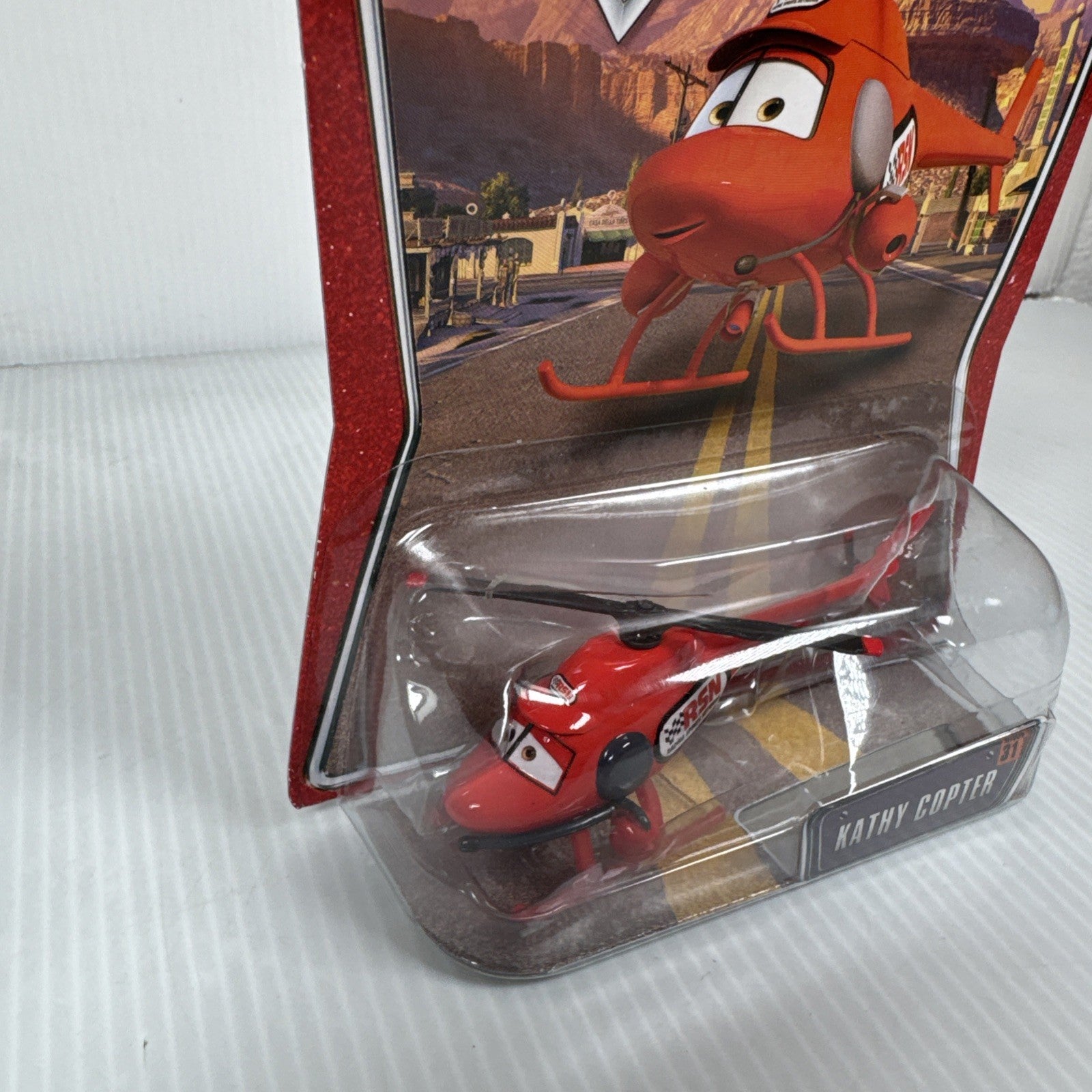 New Disney Pixar The World Of Cars Kathy Copter #31 Diecast 1:55 Scale Mattel
