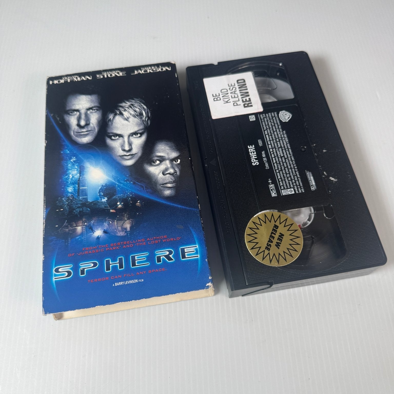 Sphere VHS 1998 Sci-Fi Thriller New Release Warner Bros