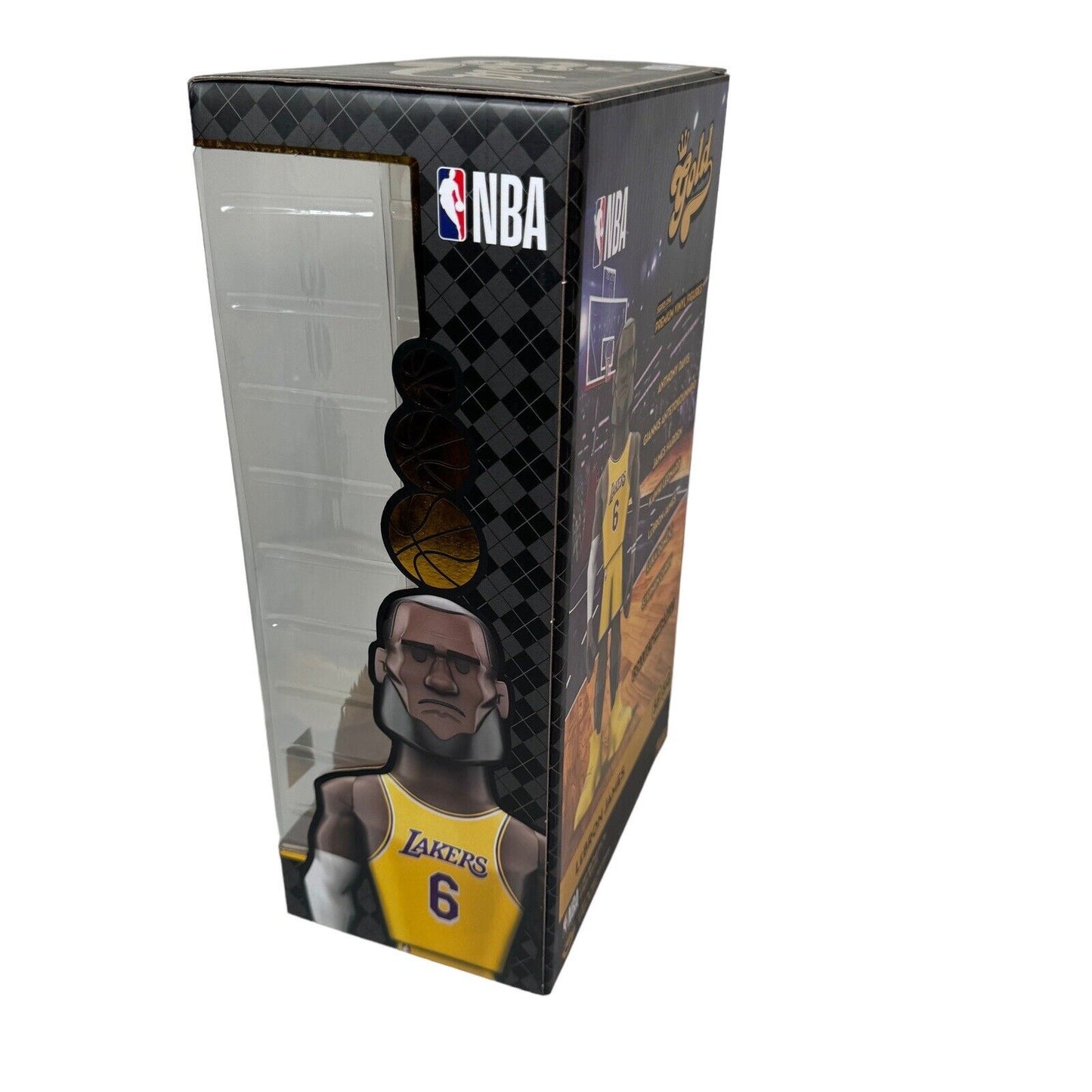 Funko Gold 12" Lebron James Premium Vinyl Figure Collectible Yellow Lakers