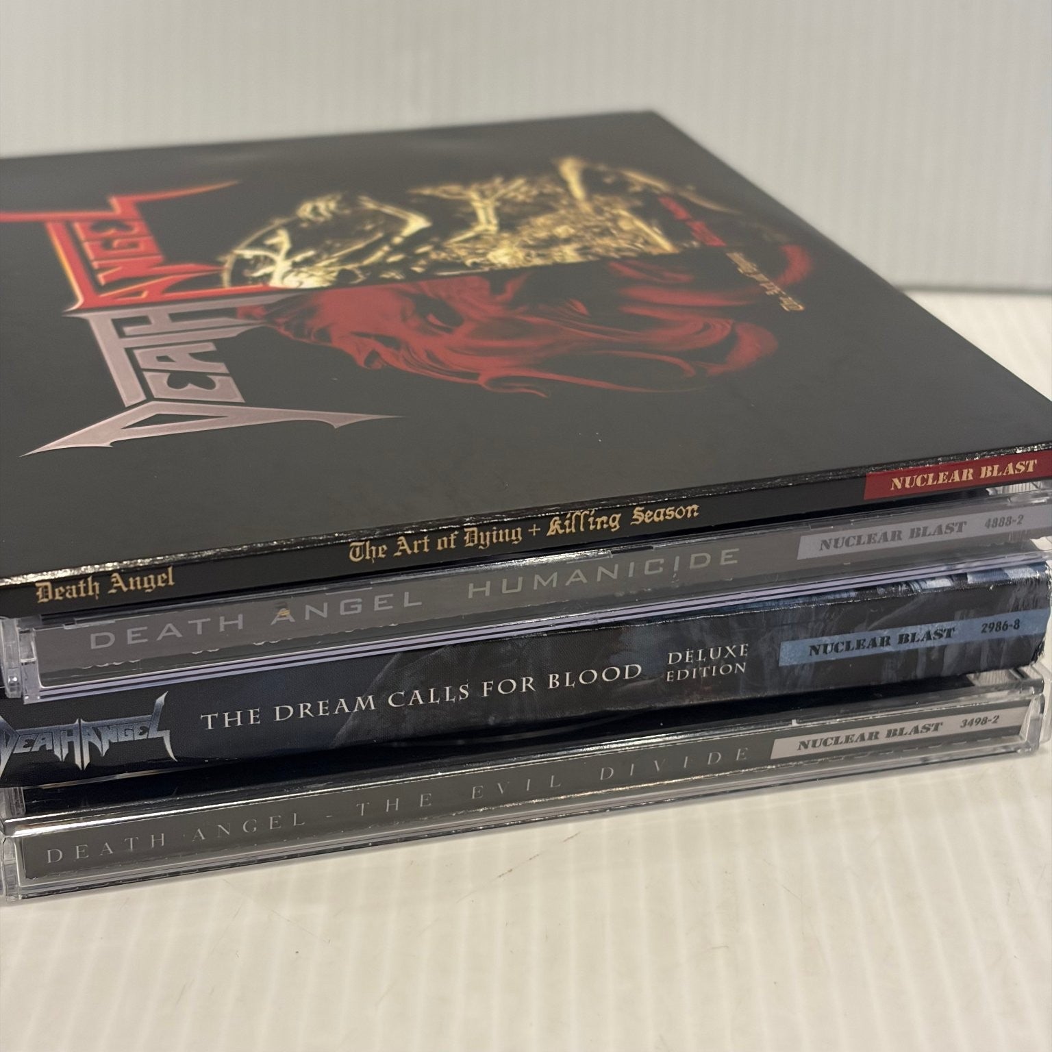 Death Angel 4 CD Lot Humanicide, Art of Dying & More Thrash Metal Nuclear Blast