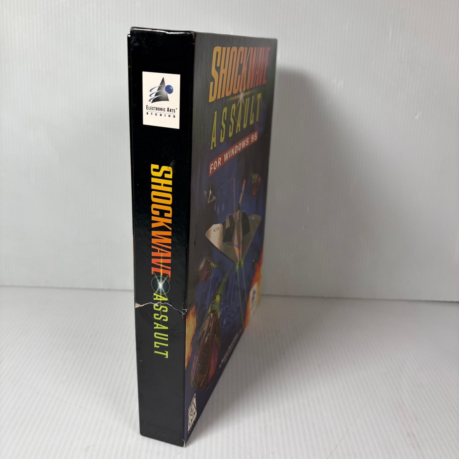 Shockwave Assault Windows 95 Big Box PC Complete Video Game Flight Combat Sci-Fi