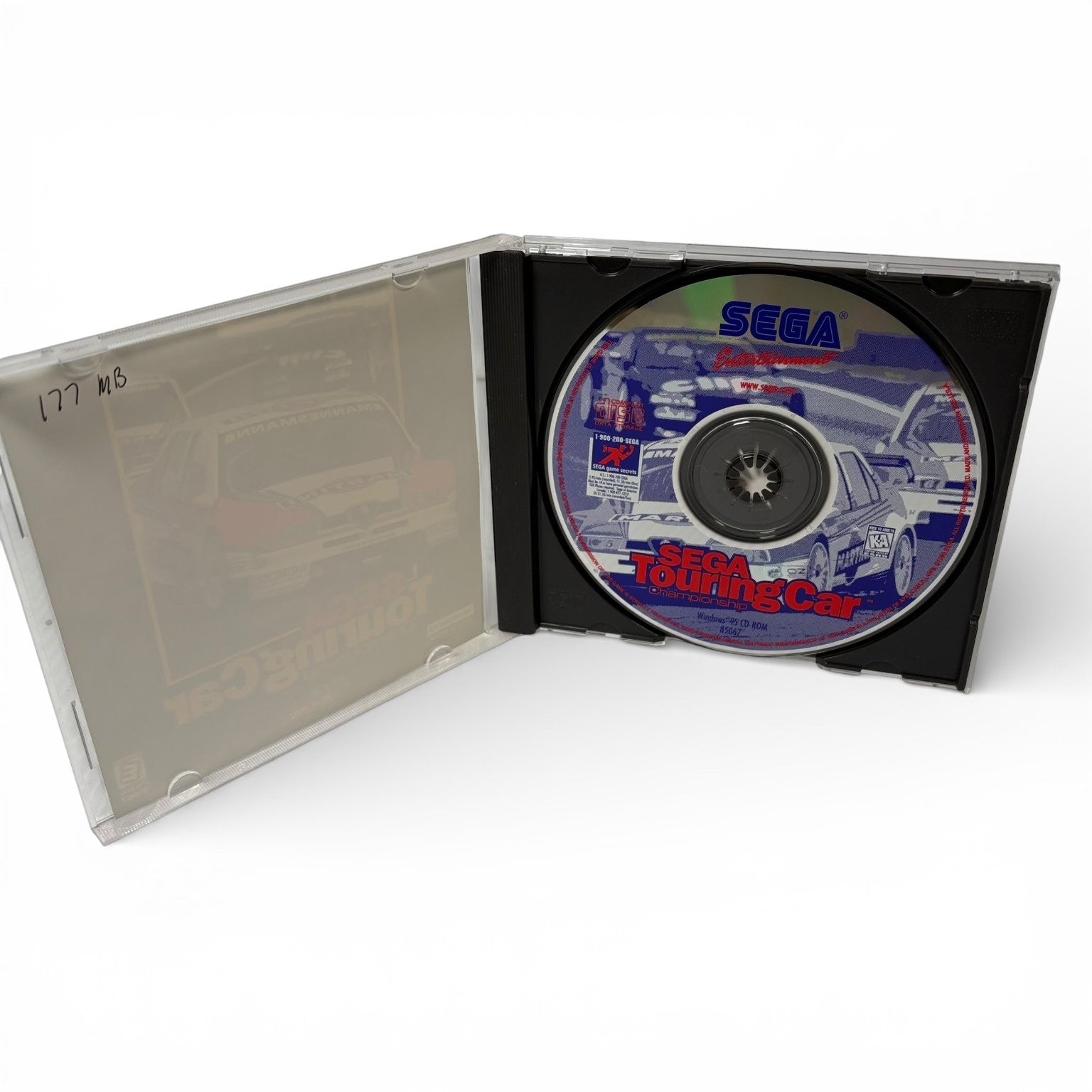 SEGA Touring Car Championship Windows 95 PC CD-ROM Racing Video Game Multiplayer