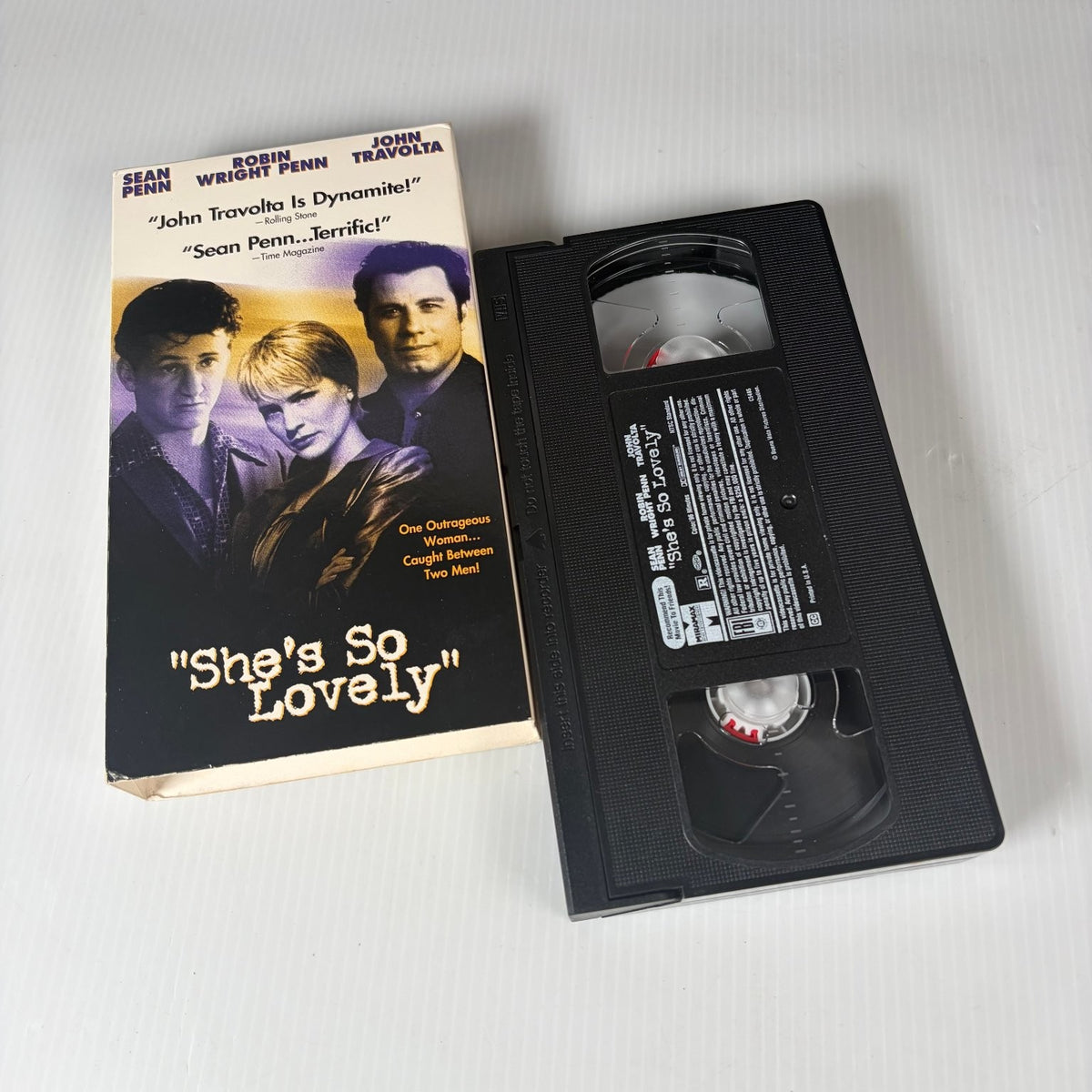 She's So Lovely VHS 1997 Drama Love Triangle Miramax Original Release