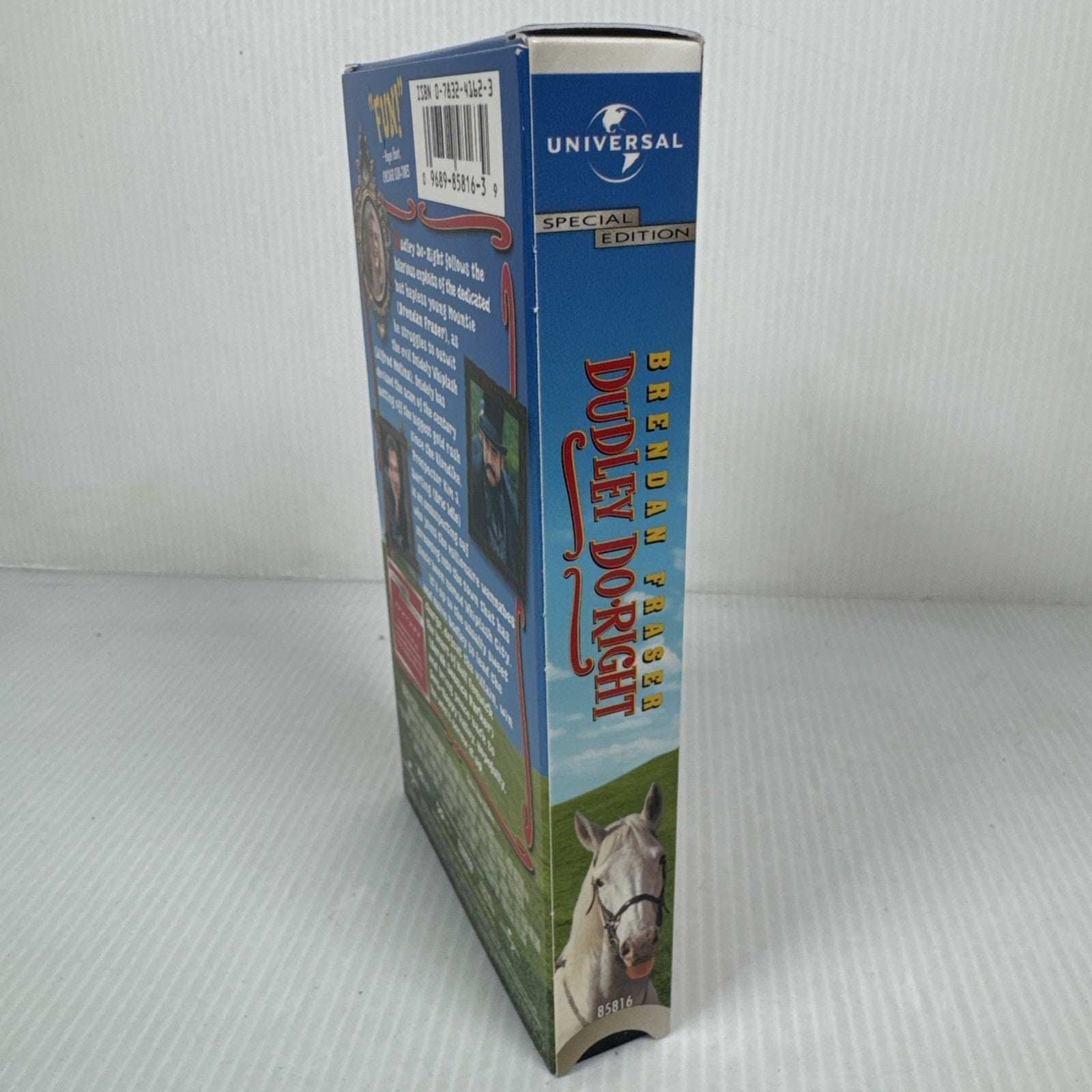 Dudley Do-Right (1999) Special Edition VHS Tape | Brendan Fraser & SJP