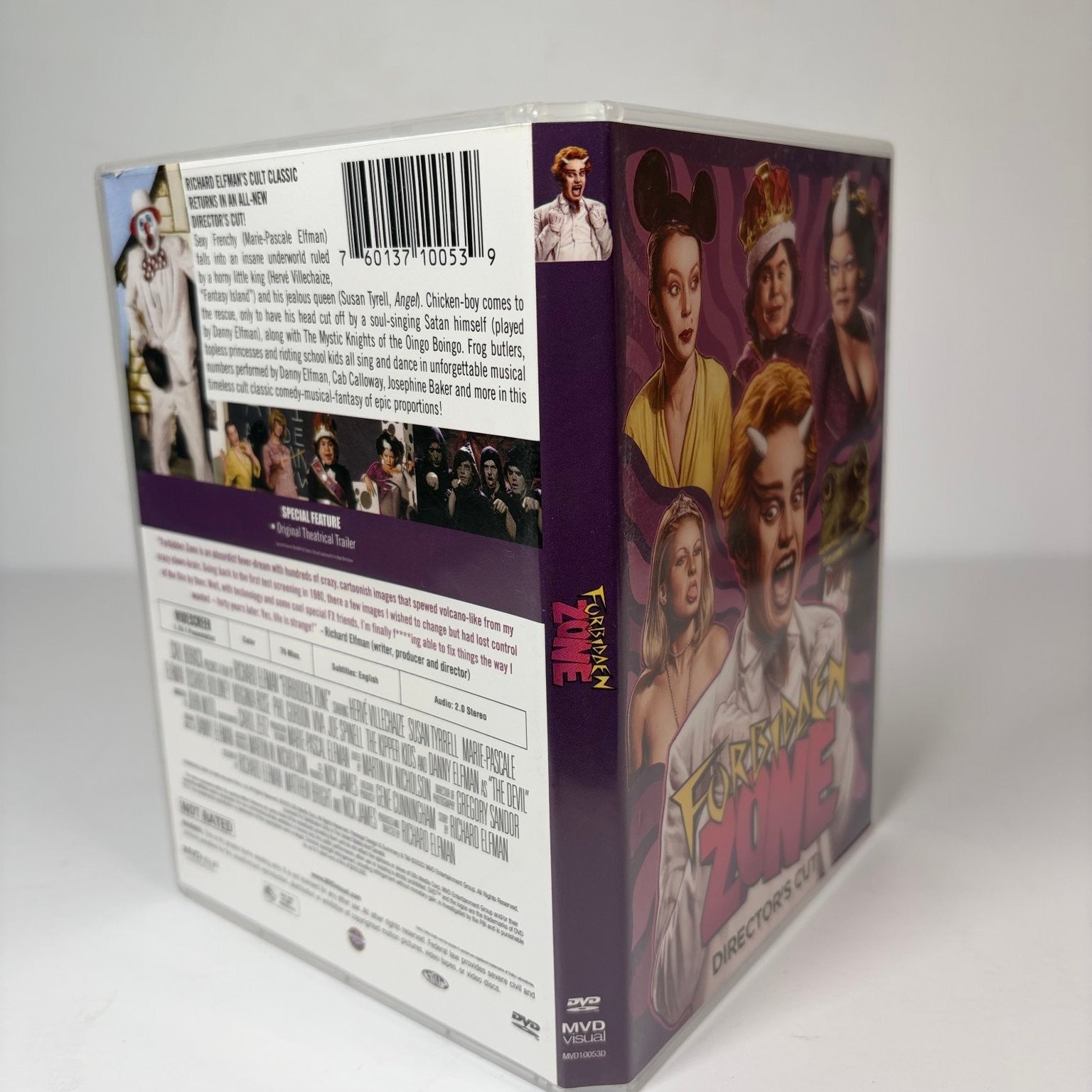 Forbidden Zone DVD 2002 Director's Cut Richard Elfman Musical Fantasy