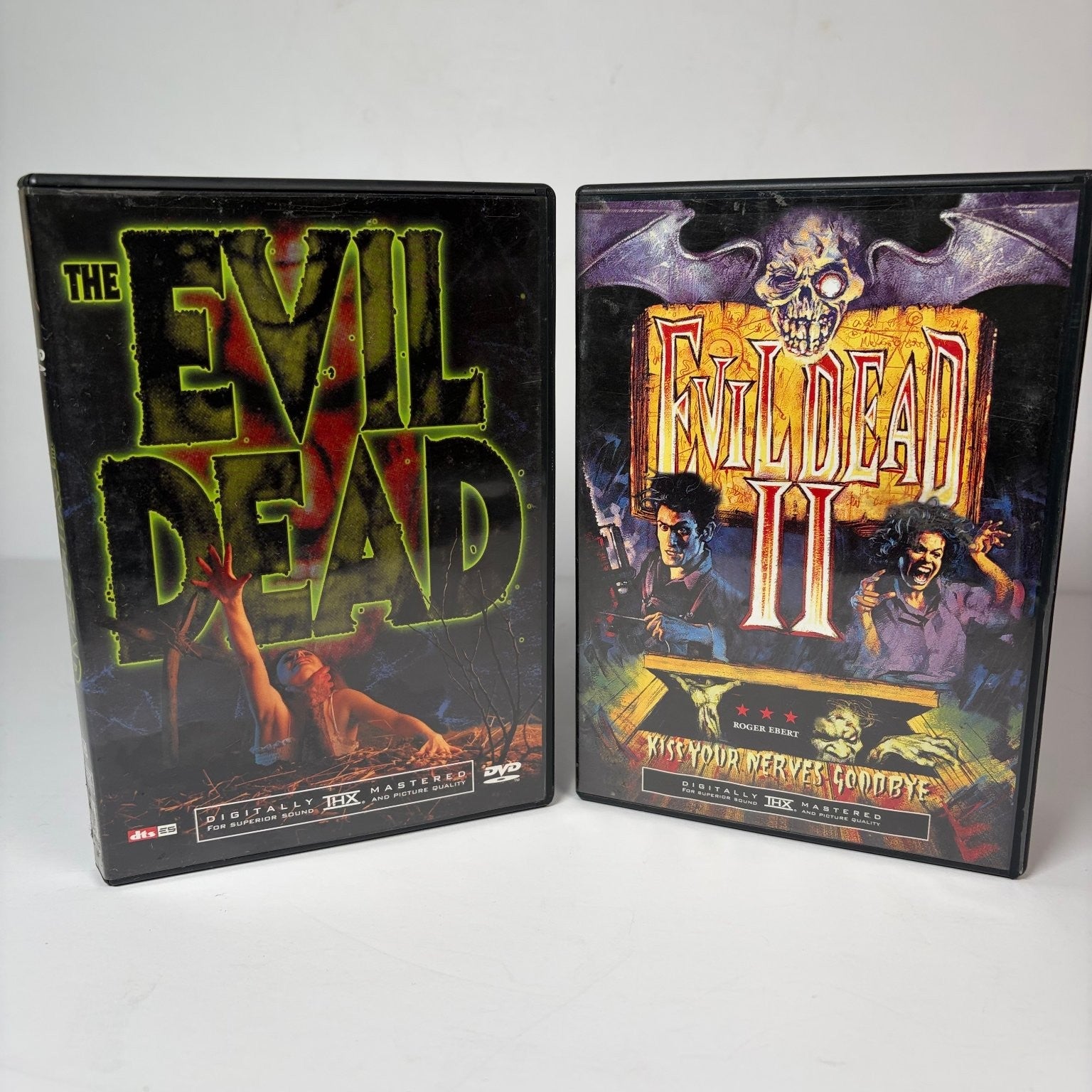 The Evil Dead 1982 / Evil Dead II 1987 Sam Raimi Bruce Campbell DVD Set
