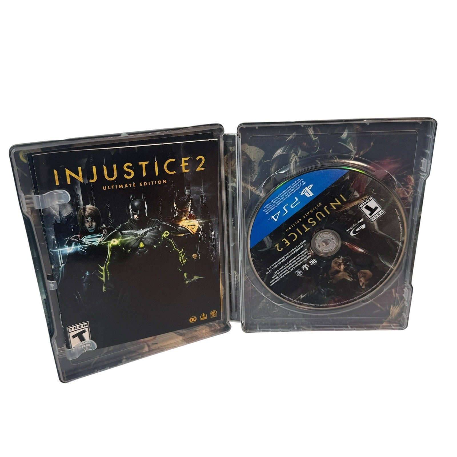 Injustice 2: Ultimate Edition Game in Steelbook Case Sony Playstation 4 PS4