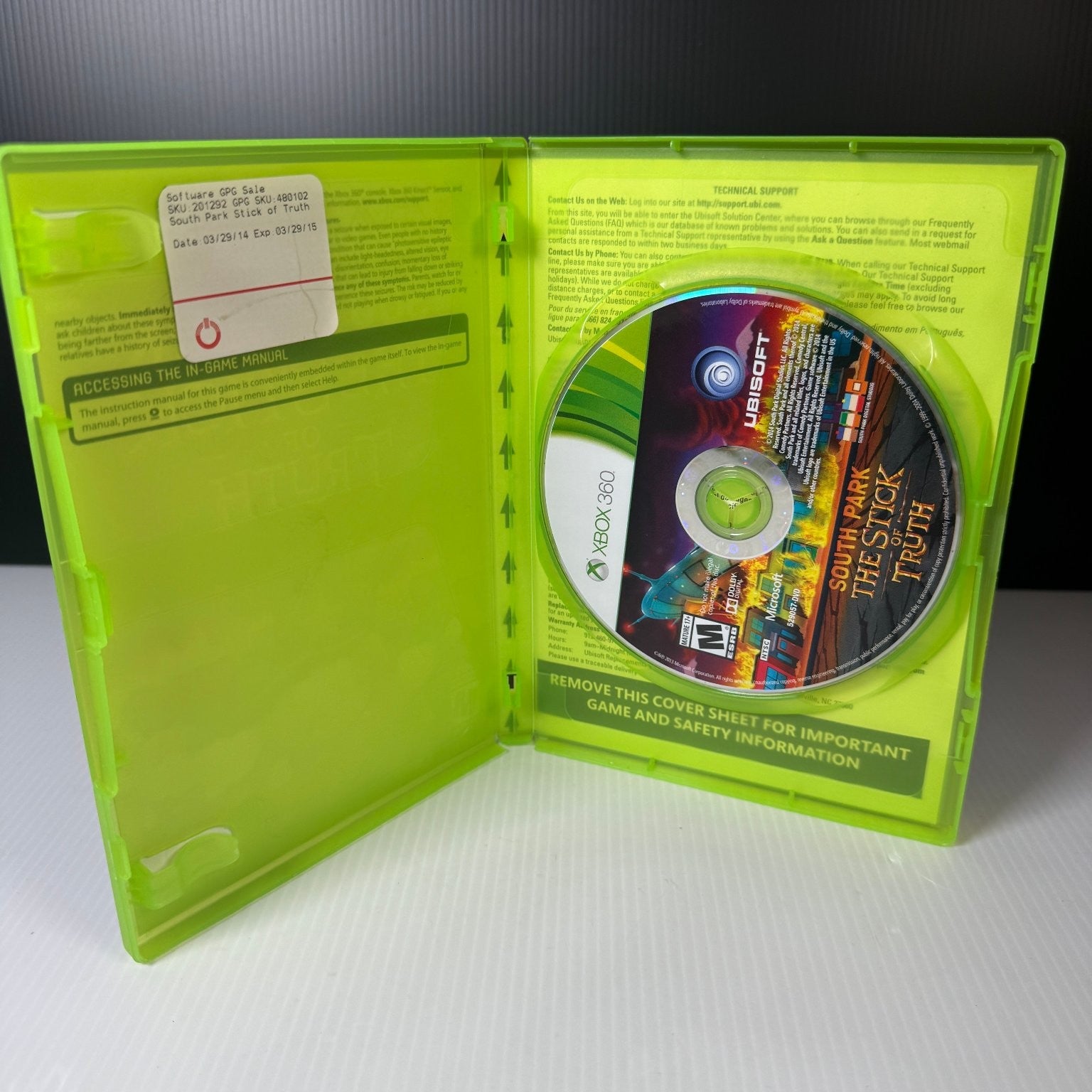 South Park The Stick of Truth Xbox 360 Video Game RPG