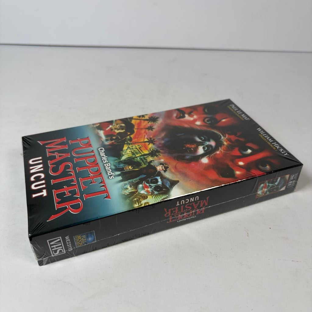 Puppet Master Uncut VHS Full Moon 2025 Limited Release Exclusive Sealed