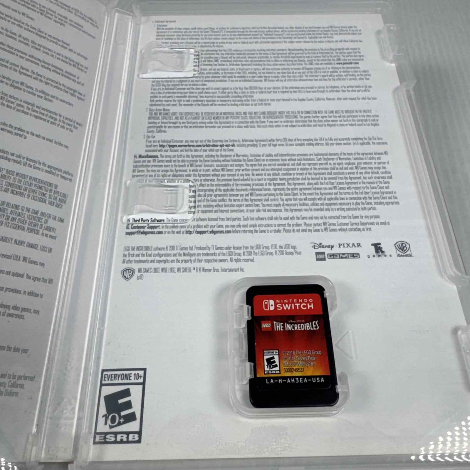 Nintendo Switch LEGO the Incredibles Disney's Pixar Game
