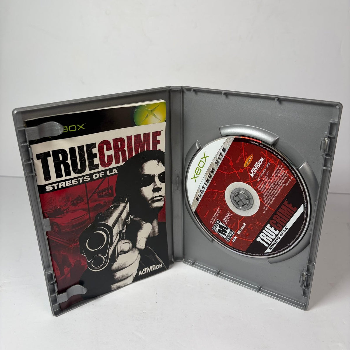 True Crime: Streets of LA - Platinum Hits (Microsoft Xbox, 2003) Complete CIB