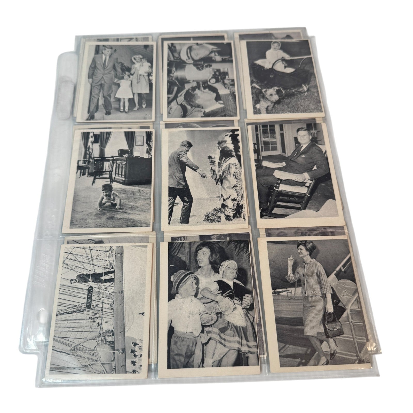 John F. Kennedy 64 Trading Cards Complete Set Rosan Printing Corp 1963 Edition