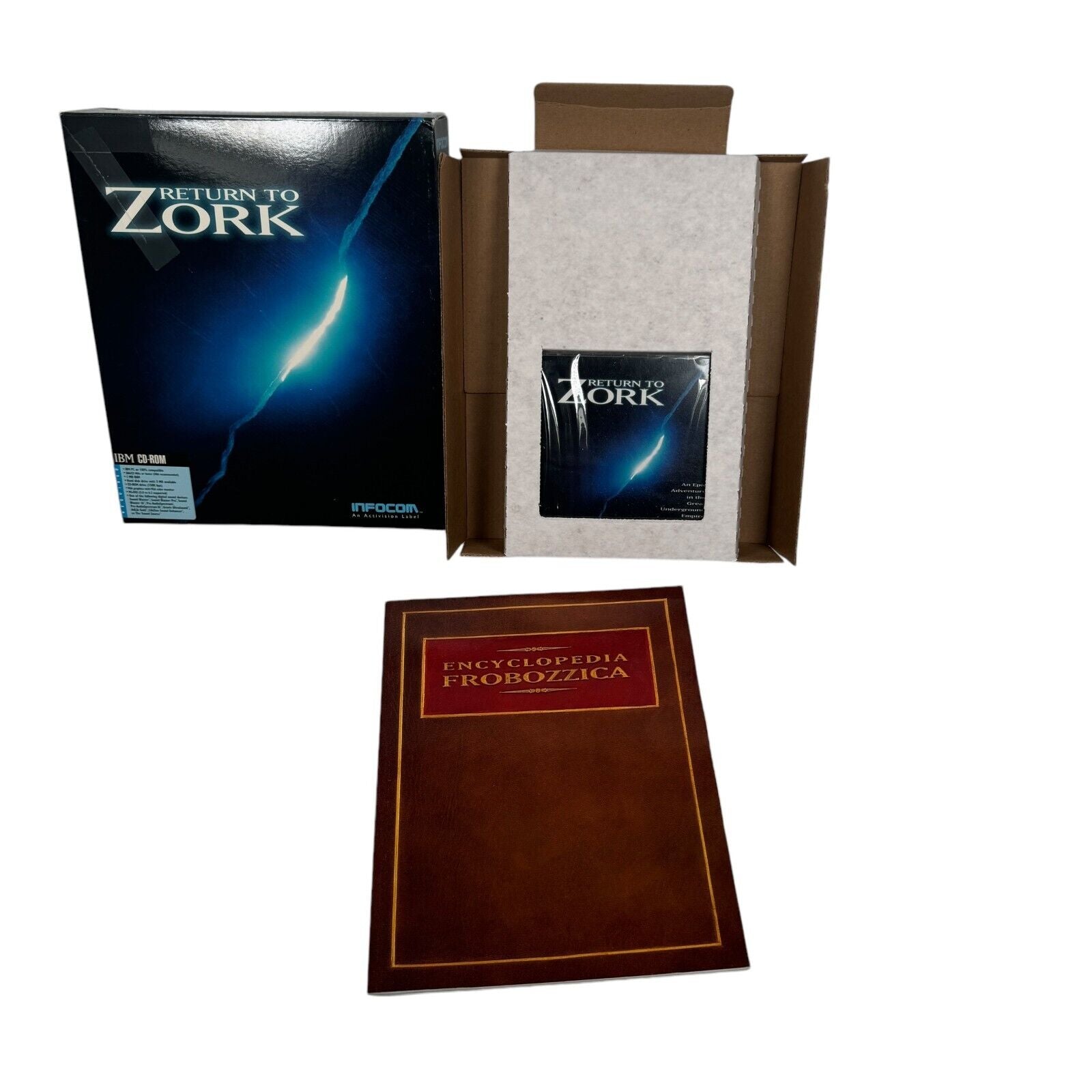 Return to Zork Infocom FMV 90s Big Box PC Game Complete CIB Sealed Jewel Case