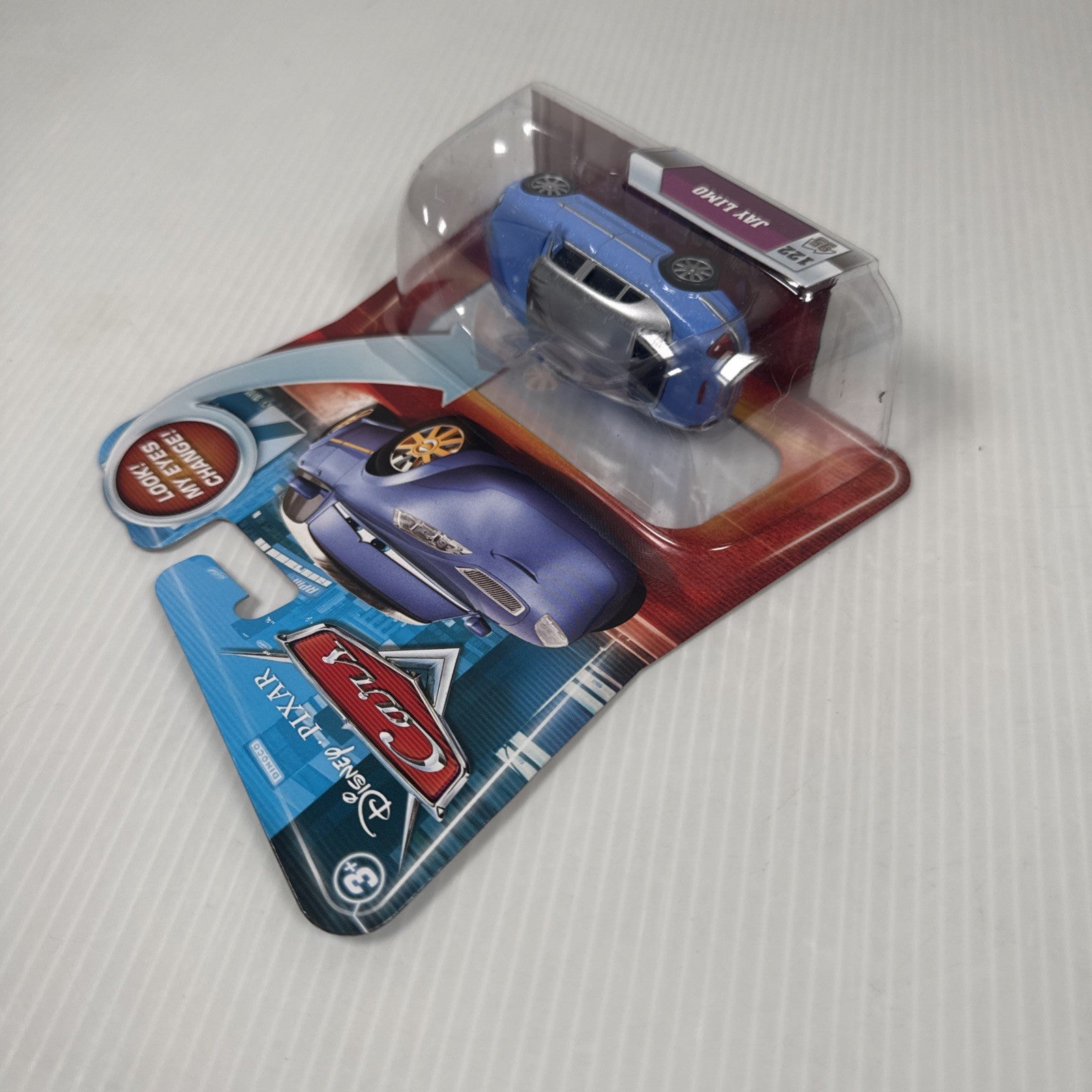 DISNEY PIXAR CARS JAY LIMO #122 LOOK MY EYES CHANGE VARIANT NEW