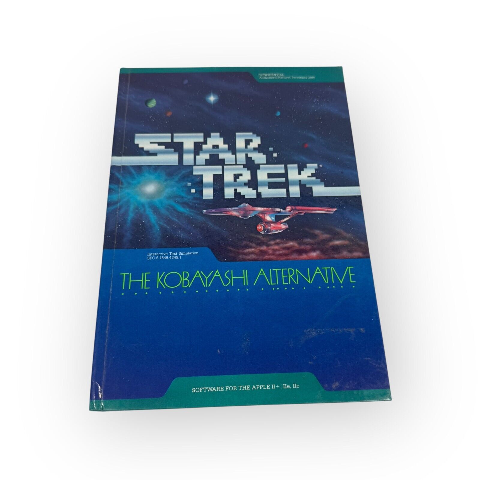 Star Trek The Kobayashi Alternative Apple II Computer Game 2nd Ed. w/ Procedures