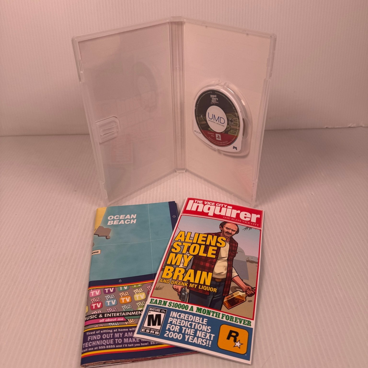 Grand Theft Auto Vice City Stories Greatest Hits PSP Video Game Complete CIB